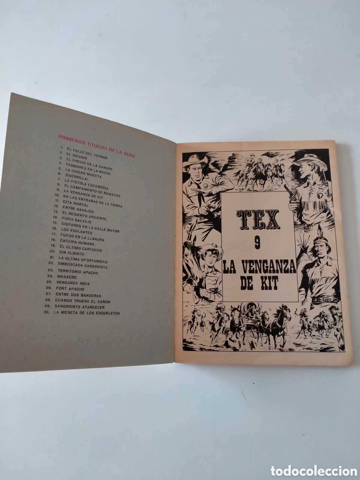C&oacute;mics: TEX N&Uacute;MERO 9 EDICIONES BURU LAN A&Ntilde;O 1971 - Foto 4