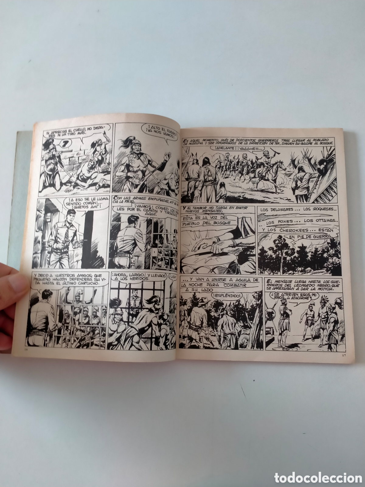 C&oacute;mics: TEX N&Uacute;MERO 9 EDICIONES BURU LAN A&Ntilde;O 1971 - Foto 6