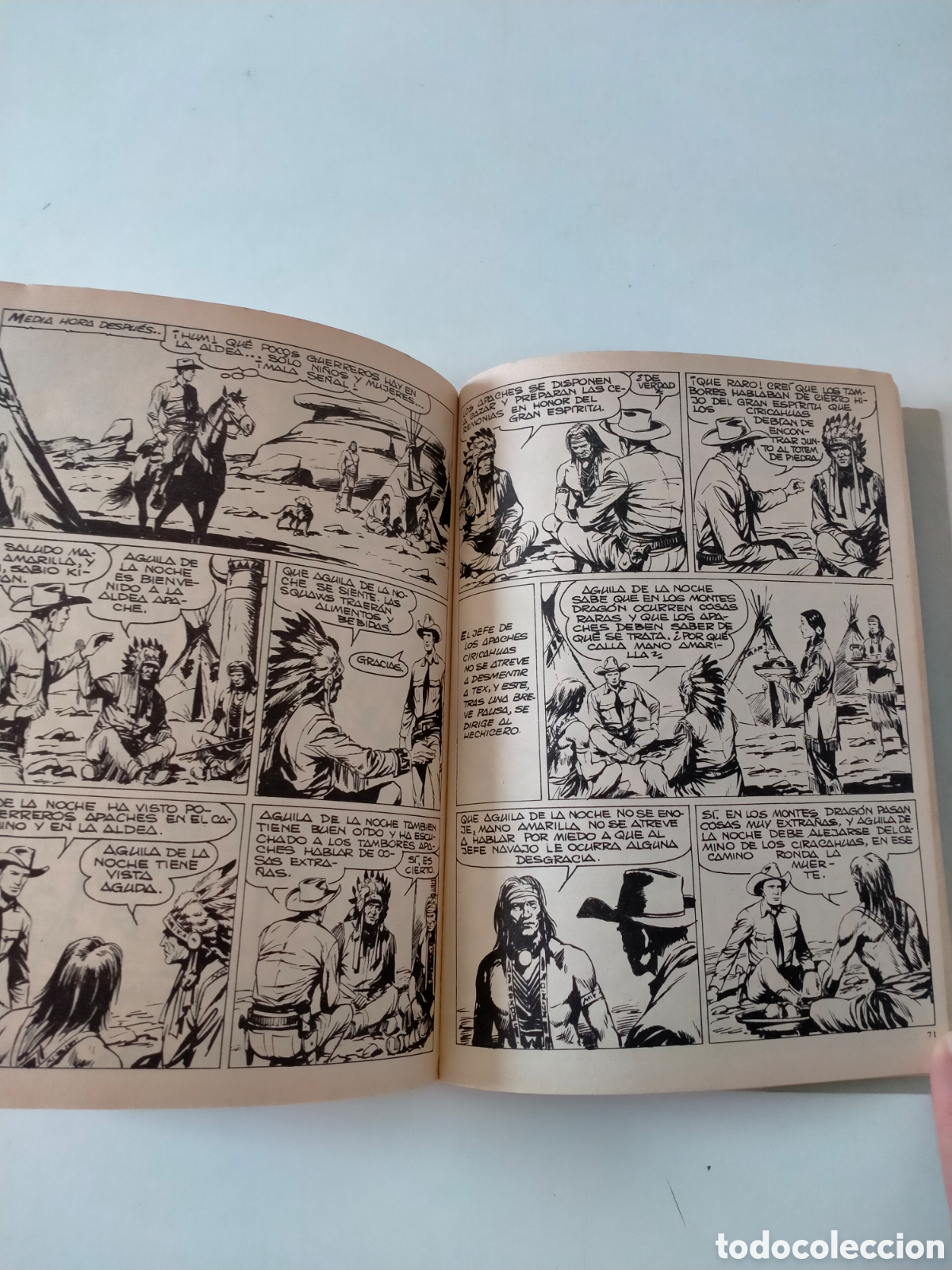 C&oacute;mics: TEX N&Uacute;MERO 9 EDICIONES BURU LAN A&Ntilde;O 1971 - Foto 9