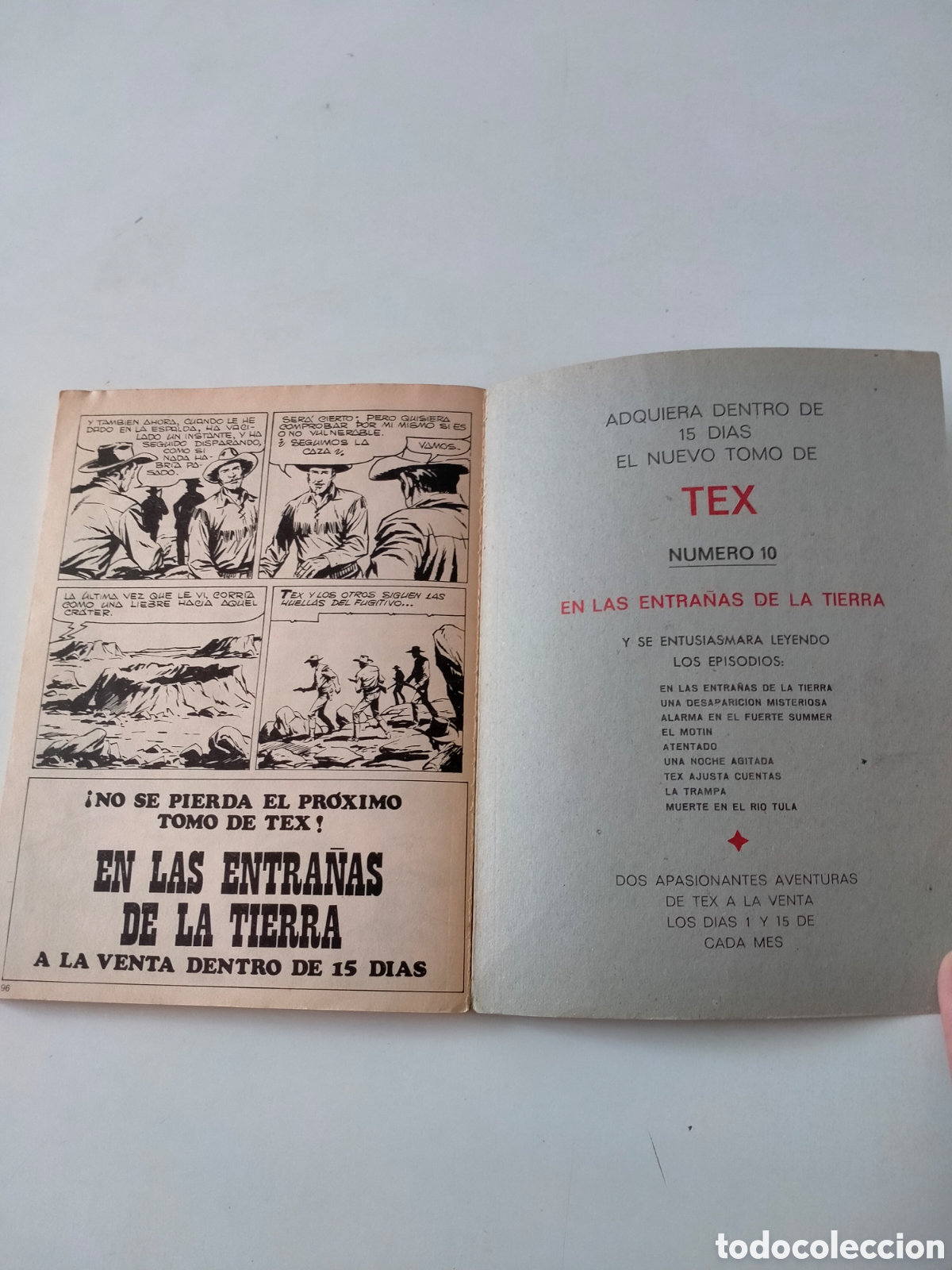 C&oacute;mics: TEX N&Uacute;MERO 9 EDICIONES BURU LAN A&Ntilde;O 1971 - Foto 10