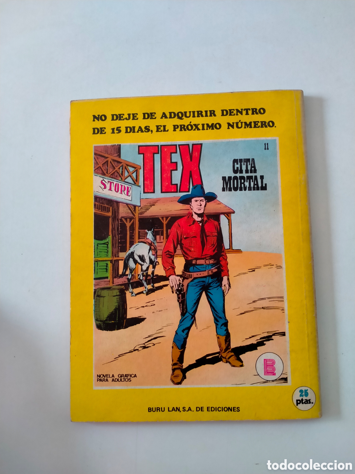 C&oacute;mics: TEX N&Uacute;MERO 10 EDICIONES BURU LAN A&Ntilde;O 1971 - Foto 2