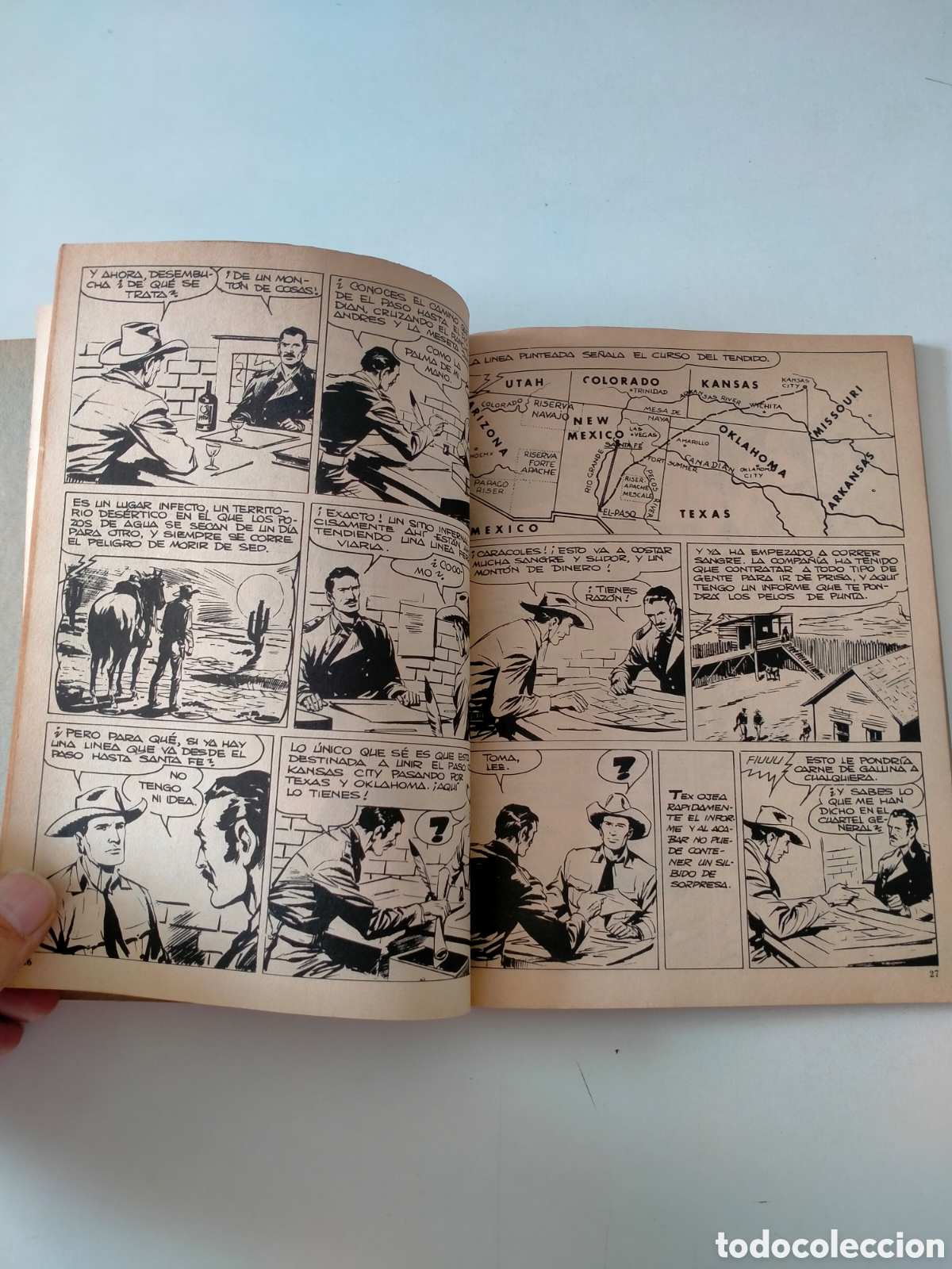 C&oacute;mics: TEX N&Uacute;MERO 10 EDICIONES BURU LAN A&Ntilde;O 1971 - Foto 7