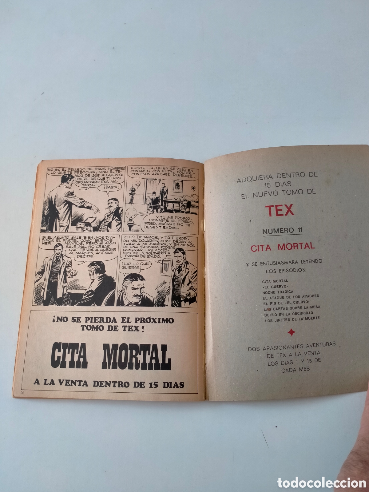 C&oacute;mics: TEX N&Uacute;MERO 10 EDICIONES BURU LAN A&Ntilde;O 1971 - Foto 10