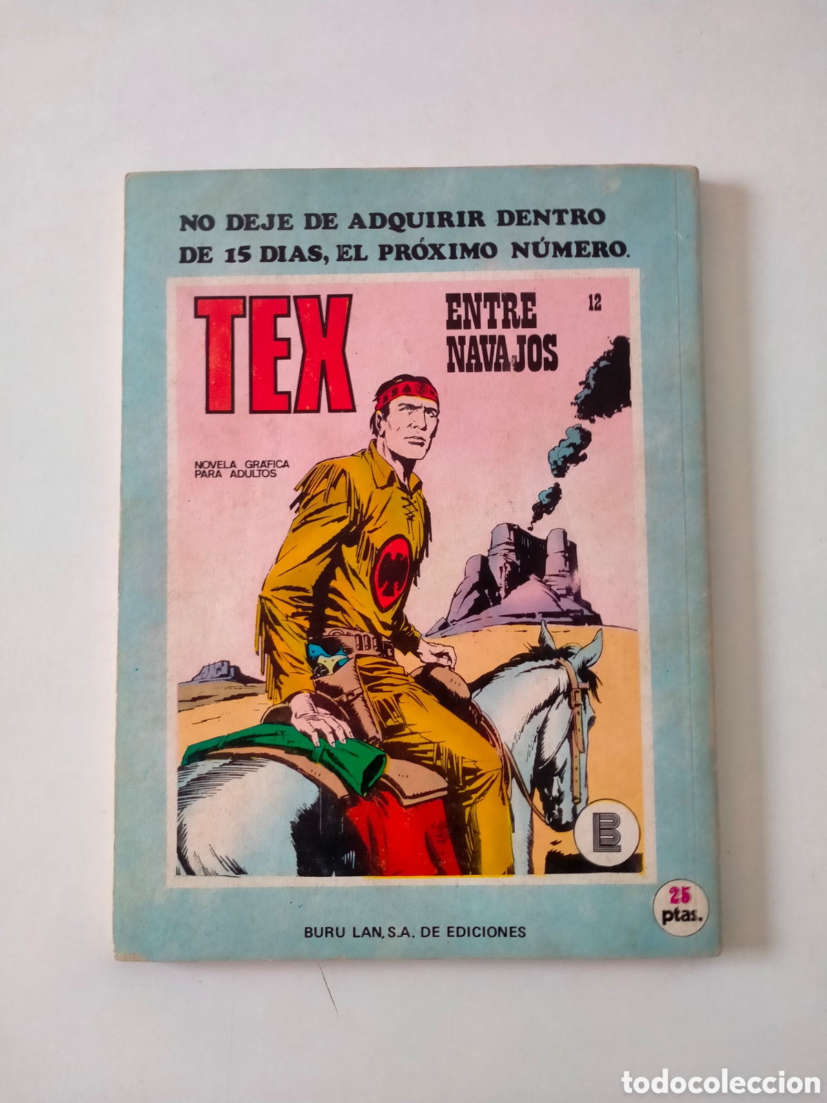 C&oacute;mics: TEX N&Uacute;MERO 11 EDICIONES BURU LAN A&Ntilde;O 1971 - Foto 2