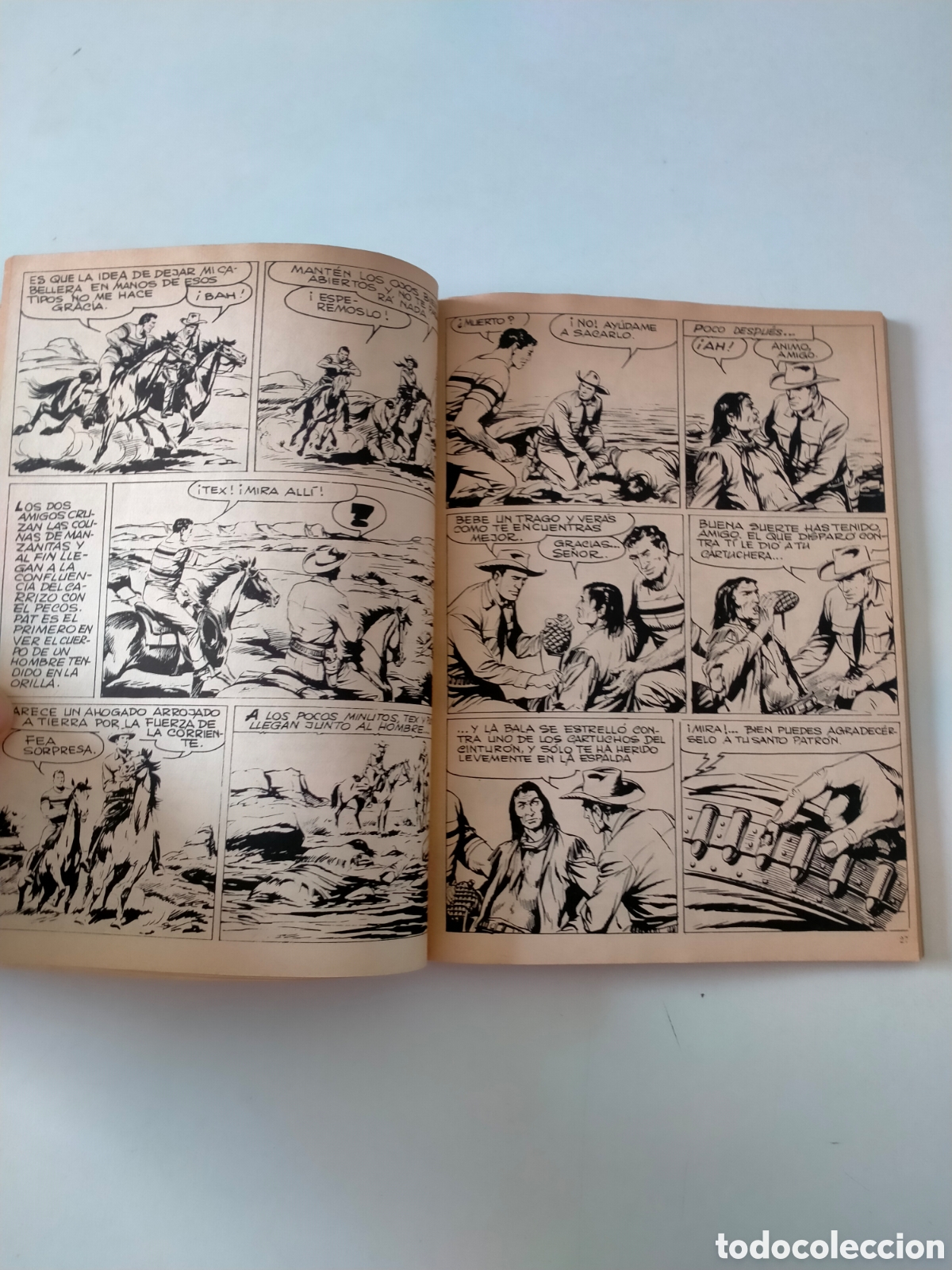 C&oacute;mics: TEX N&Uacute;MERO 11 EDICIONES BURU LAN A&Ntilde;O 1971 - Foto 7