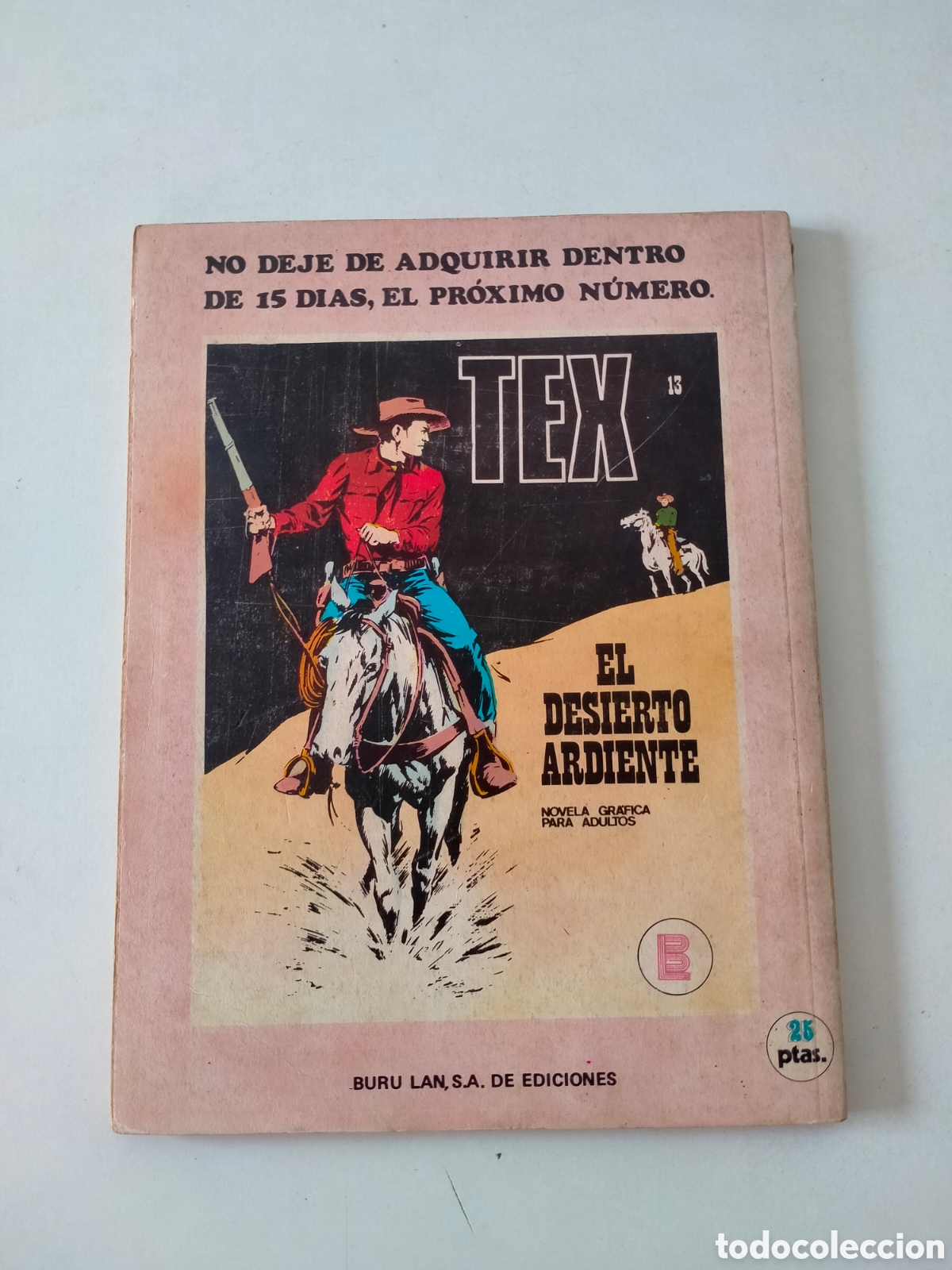C&oacute;mics: TEX N&Uacute;MERO 12 EDICIONES BURU LAN A&Ntilde;O 1971 - Foto 2