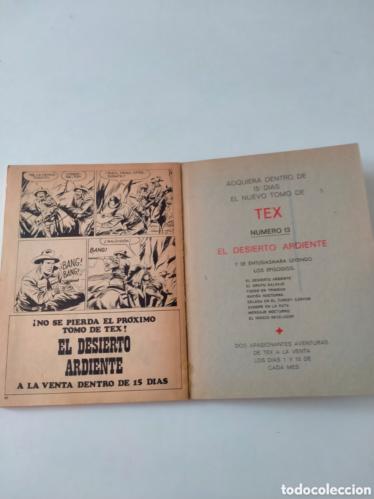 C&oacute;mics: TEX N&Uacute;MERO 12 EDICIONES BURU LAN A&Ntilde;O 1971 - Foto 10