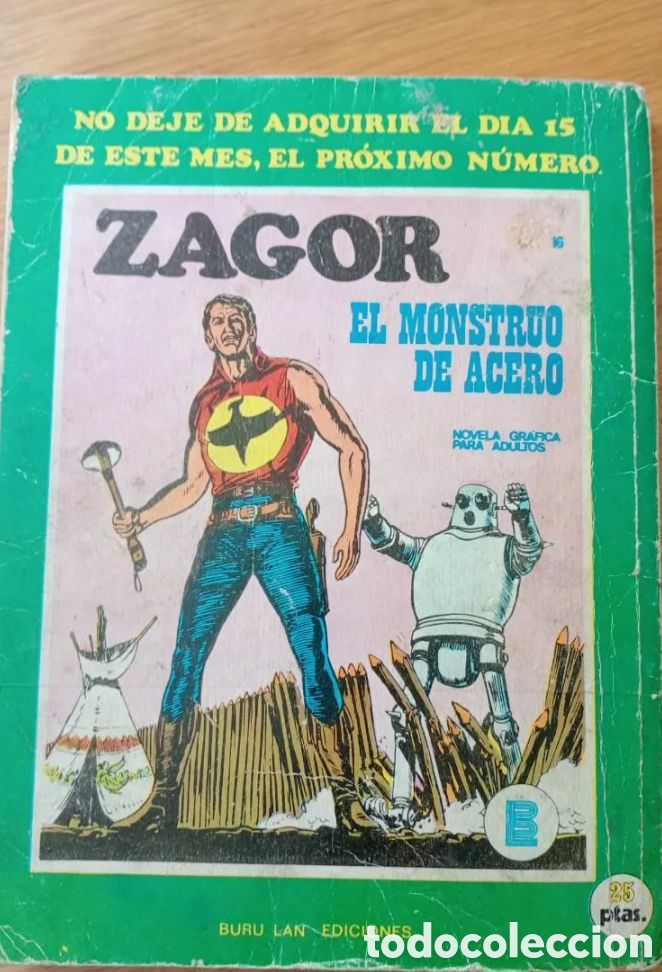 C&oacute;mics: ZAGOR N&deg; 15, LA ISLA DEL MIEDO - Foto 2