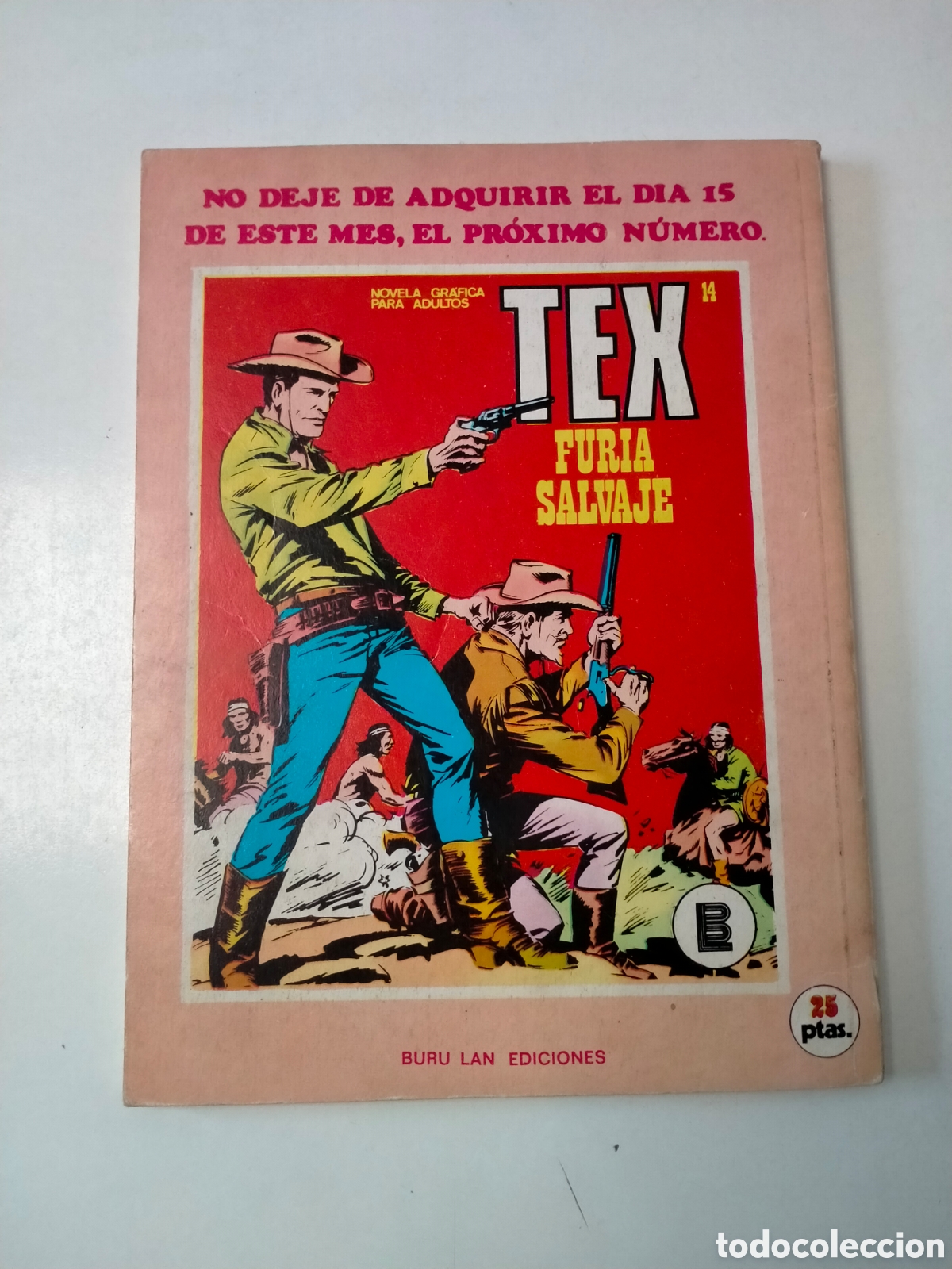 C&oacute;mics: TEX N&Uacute;MERO 13 EDICIONES BURU LAN A&Ntilde;O 1971 - Foto 2