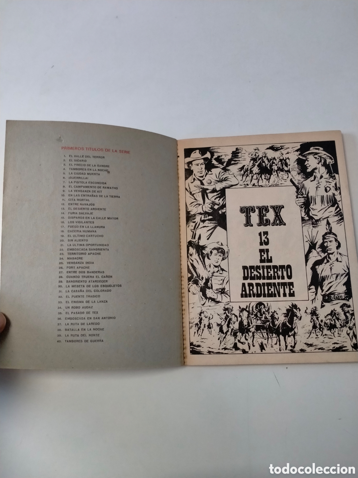 C&oacute;mics: TEX N&Uacute;MERO 13 EDICIONES BURU LAN A&Ntilde;O 1971 - Foto 4