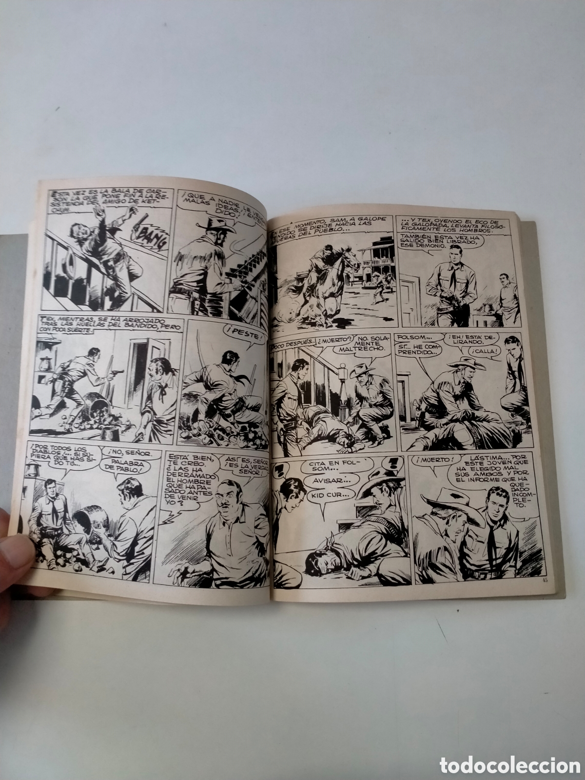C&oacute;mics: TEX N&Uacute;MERO 13 EDICIONES BURU LAN A&Ntilde;O 1971 - Foto 7