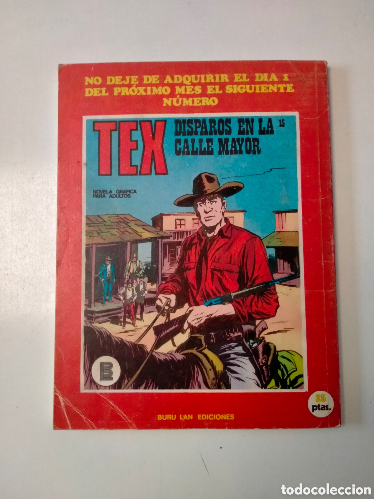 C&oacute;mics: TEX N&Uacute;MERO 14 EDICIONES BURU LAN A&Ntilde;O 1971 - Foto 2
