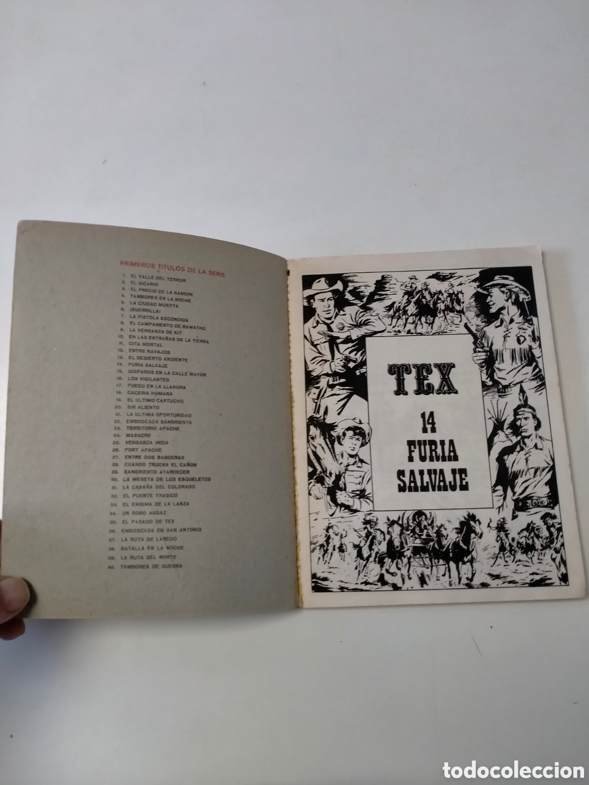 C&oacute;mics: TEX N&Uacute;MERO 14 EDICIONES BURU LAN A&Ntilde;O 1971 - Foto 4