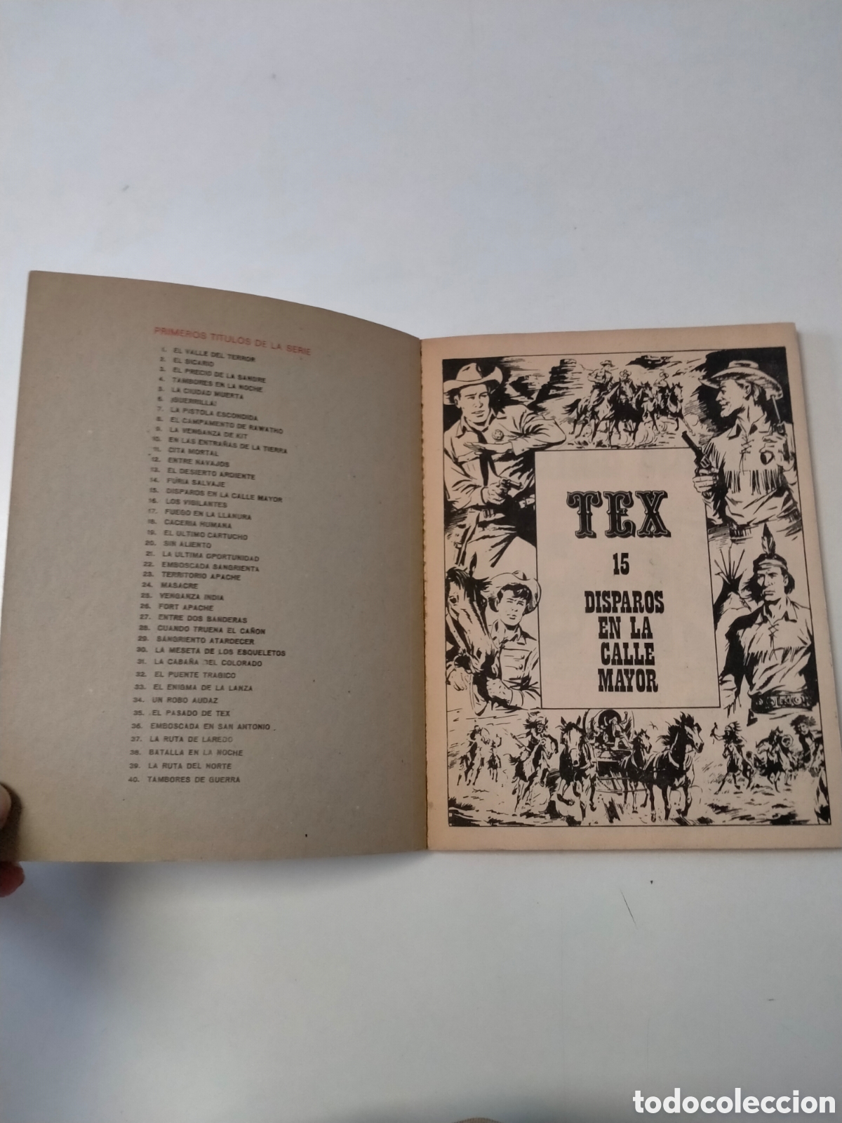 C&oacute;mics: TEX N&Uacute;MERO 15 EDICIONES BURU LAN A&Ntilde;O 1971 - Foto 4