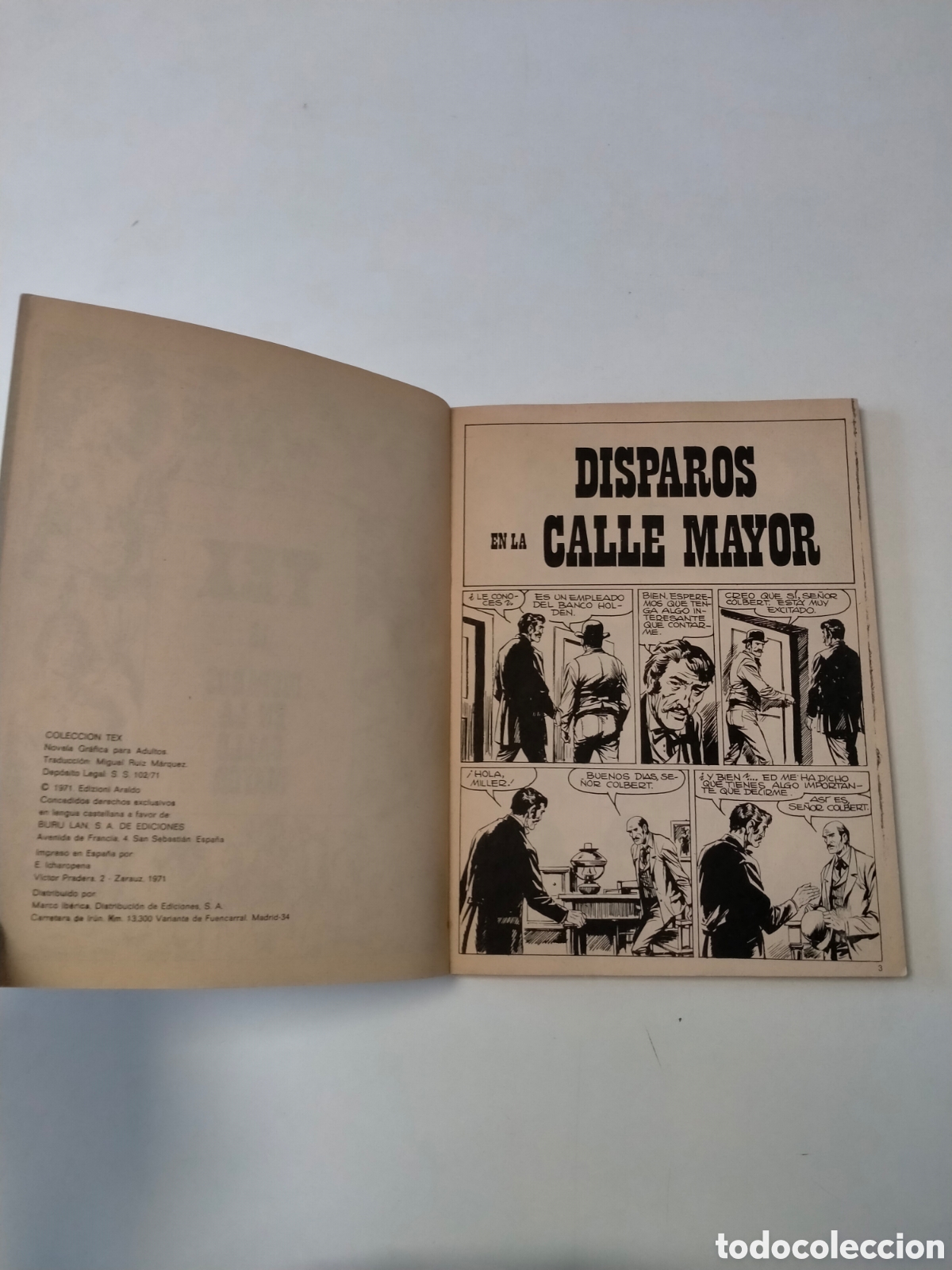 C&oacute;mics: TEX N&Uacute;MERO 15 EDICIONES BURU LAN A&Ntilde;O 1971 - Foto 5