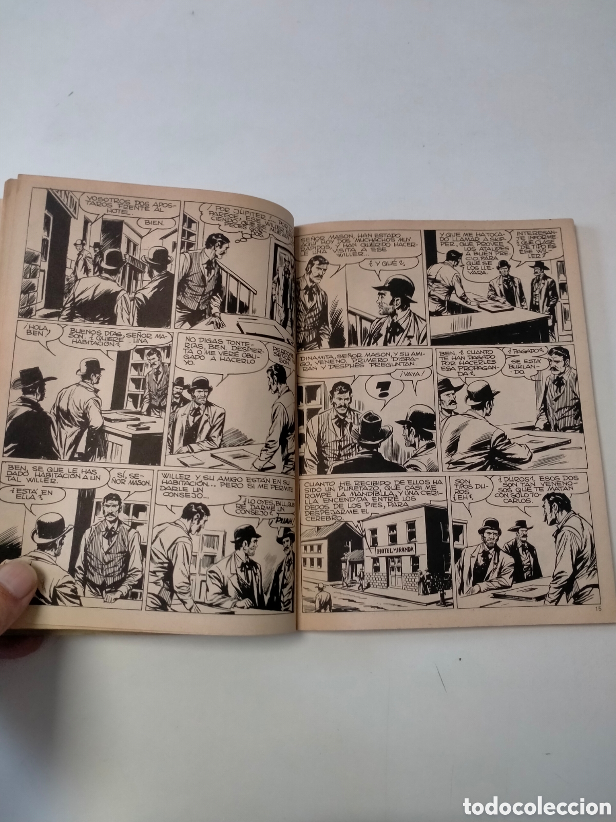 C&oacute;mics: TEX N&Uacute;MERO 15 EDICIONES BURU LAN A&Ntilde;O 1971 - Foto 6
