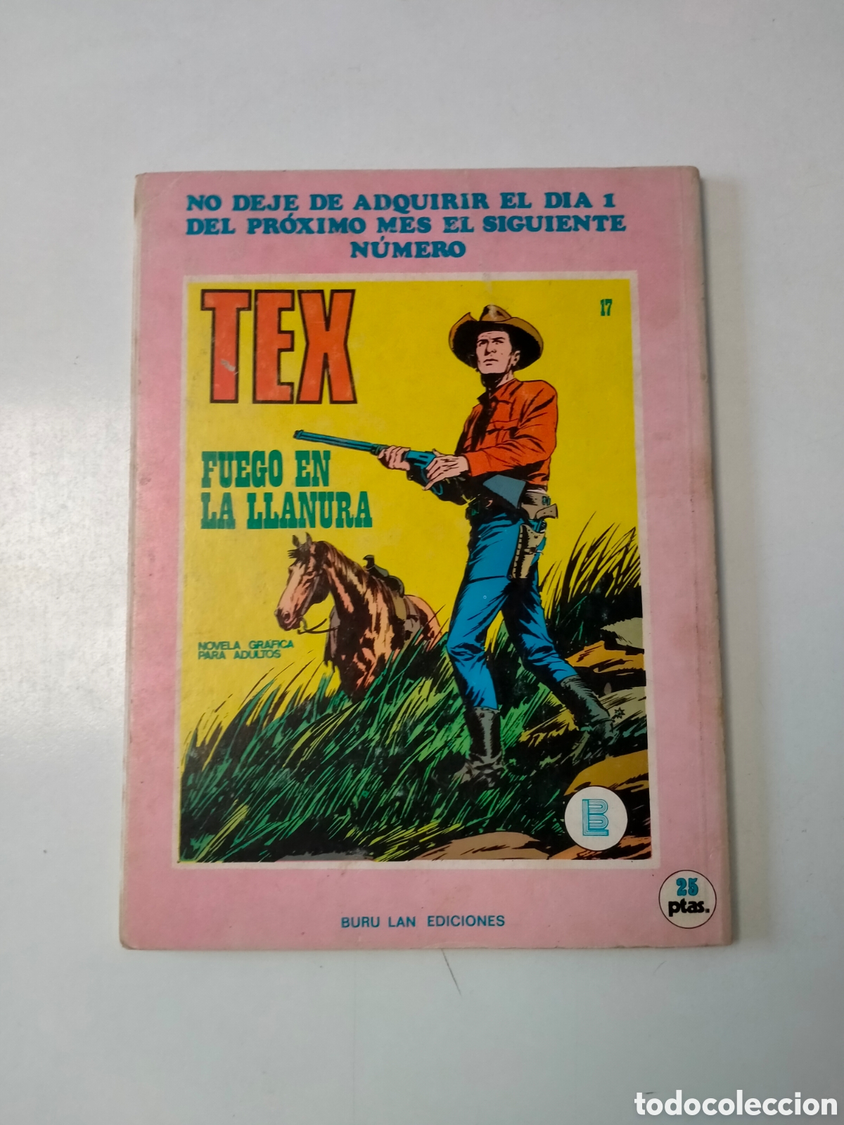 C&oacute;mics: TEX N&Uacute;MERO 16 EDICIONES BURU LAN A&Ntilde;O 1971 - Foto 2
