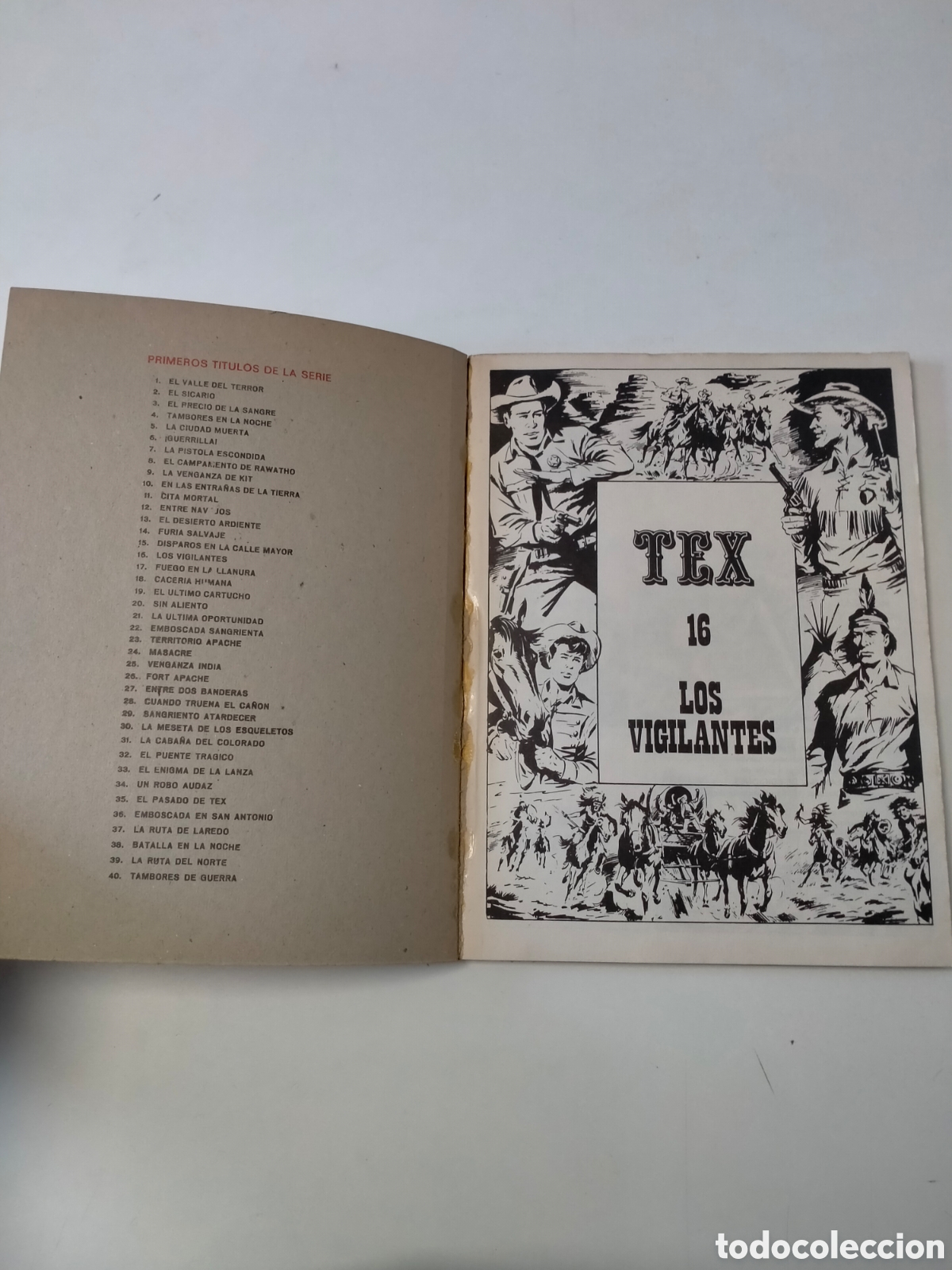 C&oacute;mics: TEX N&Uacute;MERO 16 EDICIONES BURU LAN A&Ntilde;O 1971 - Foto 4