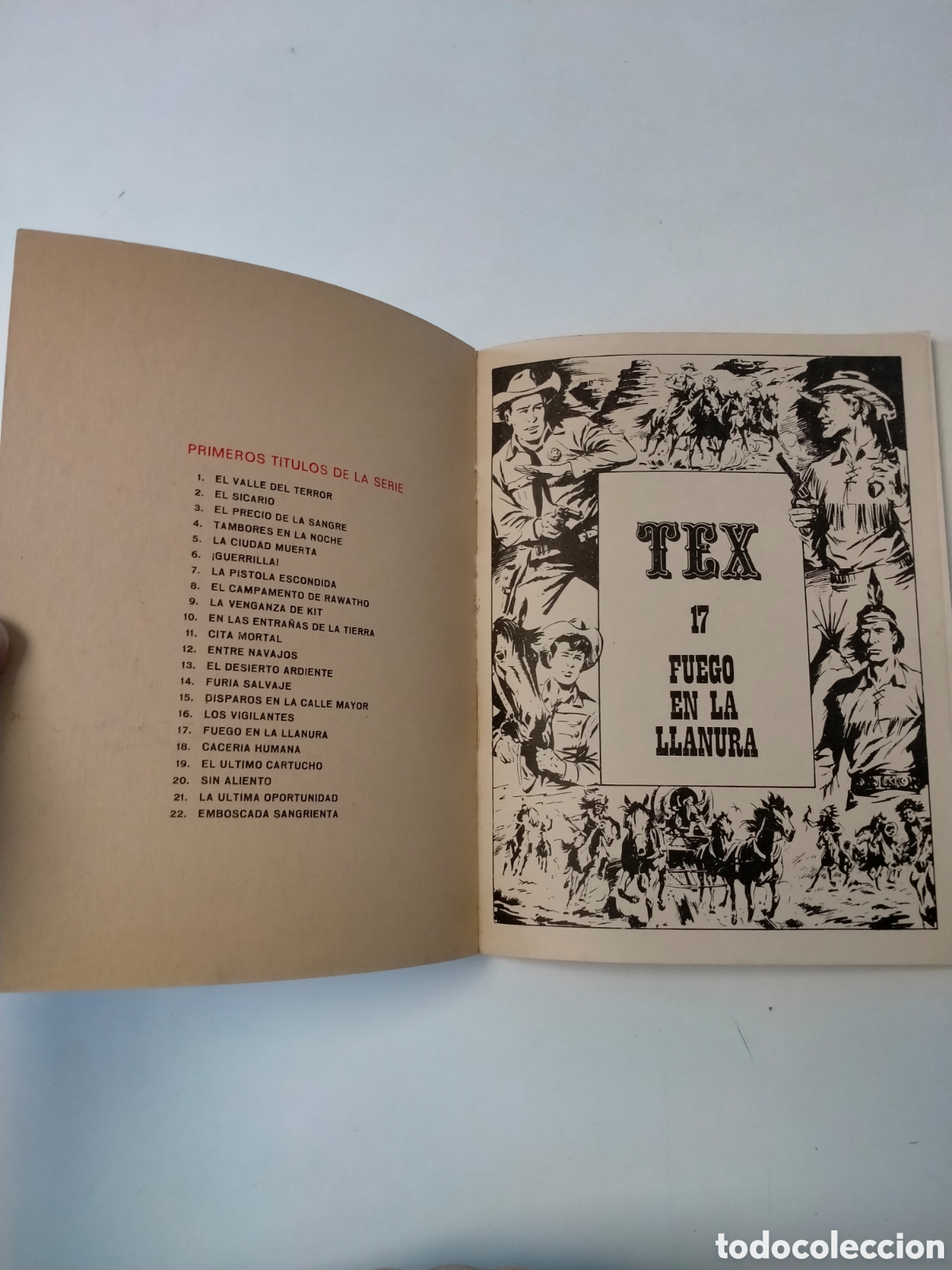 C&oacute;mics: TEX N&Uacute;MERO 17 EDICIONES BURU LAN A&Ntilde;O 1971 - Foto 4
