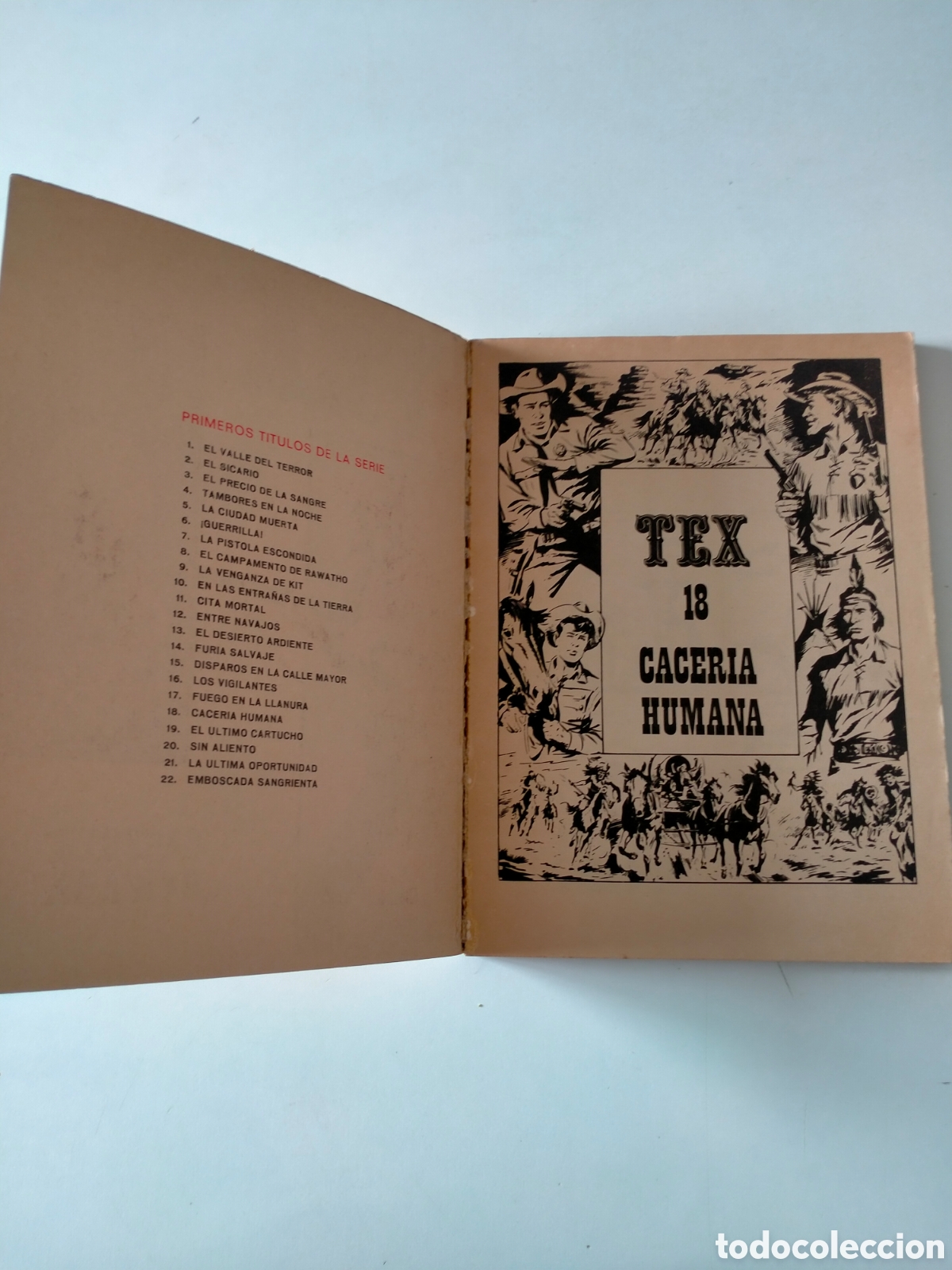C&oacute;mics: TEX N&Uacute;MERO 18 EDICIONES BURU LAN A&Ntilde;O 1971 - Foto 4