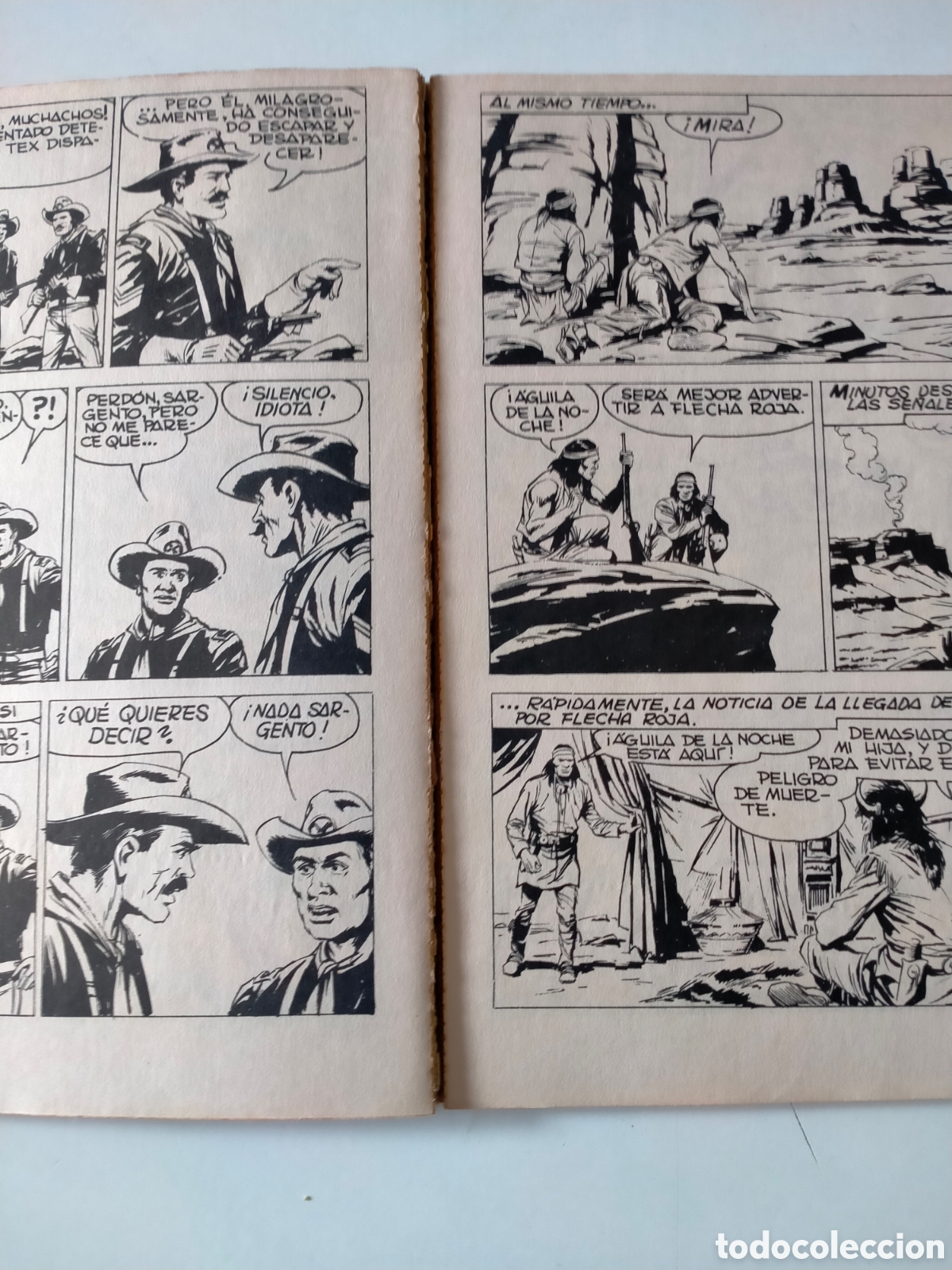C&oacute;mics: TEX N&Uacute;MERO 18 EDICIONES BURU LAN A&Ntilde;O 1971 - Foto 8