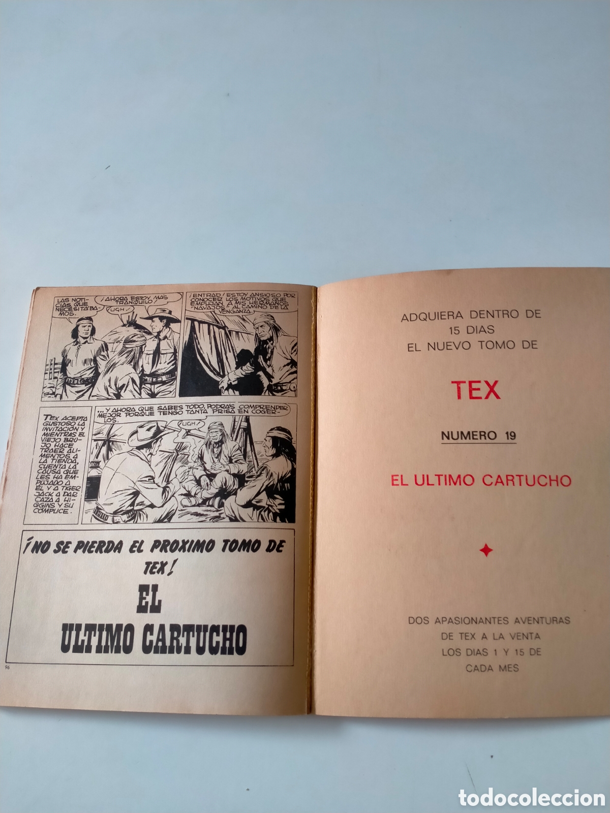 C&oacute;mics: TEX N&Uacute;MERO 18 EDICIONES BURU LAN A&Ntilde;O 1971 - Foto 10