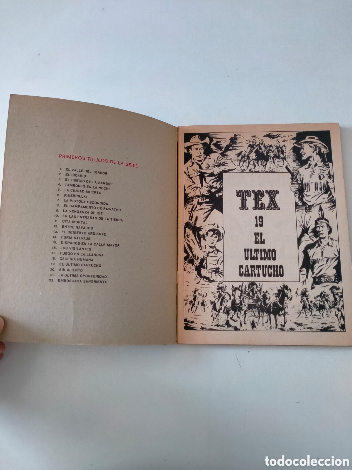 C&oacute;mics: TEX N&Uacute;MERO 19 EDICIONES BURU LAN A&Ntilde;O 1971 - Foto 4