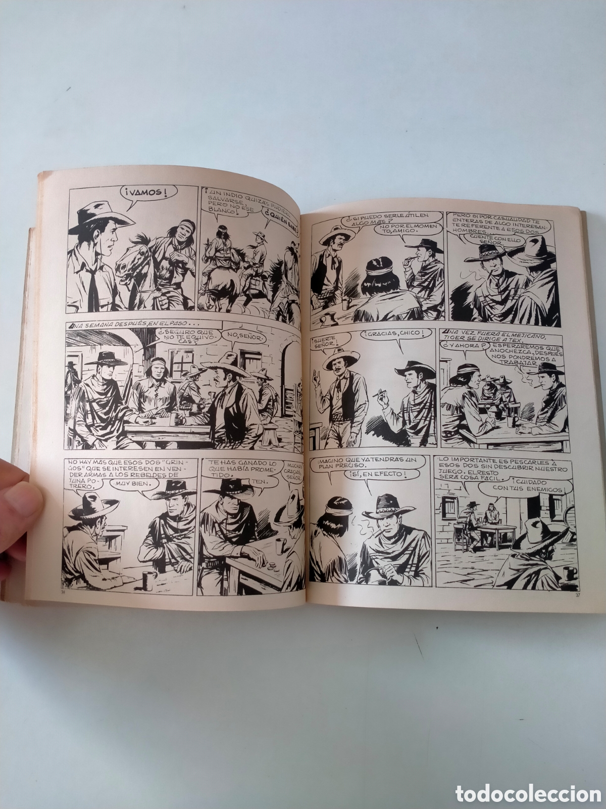C&oacute;mics: TEX N&Uacute;MERO 19 EDICIONES BURU LAN A&Ntilde;O 1971 - Foto 7