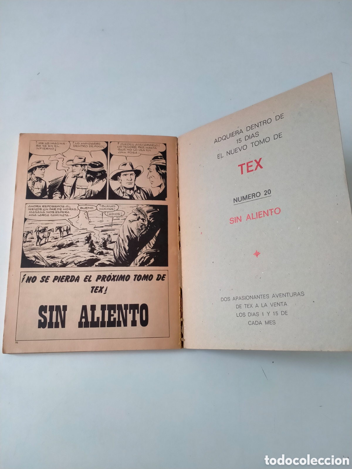C&oacute;mics: TEX N&Uacute;MERO 19 EDICIONES BURU LAN A&Ntilde;O 1971 - Foto 10