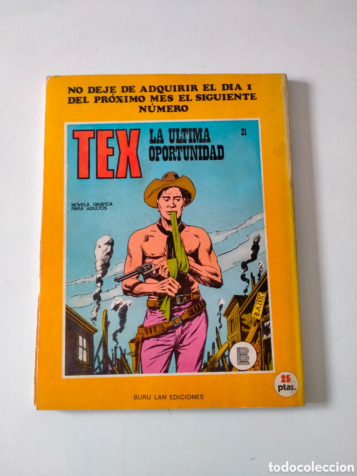 C&oacute;mics: TEX N&Uacute;MERO 20 EDICIONES BURU LAN A&Ntilde;O 1971 - Foto 2