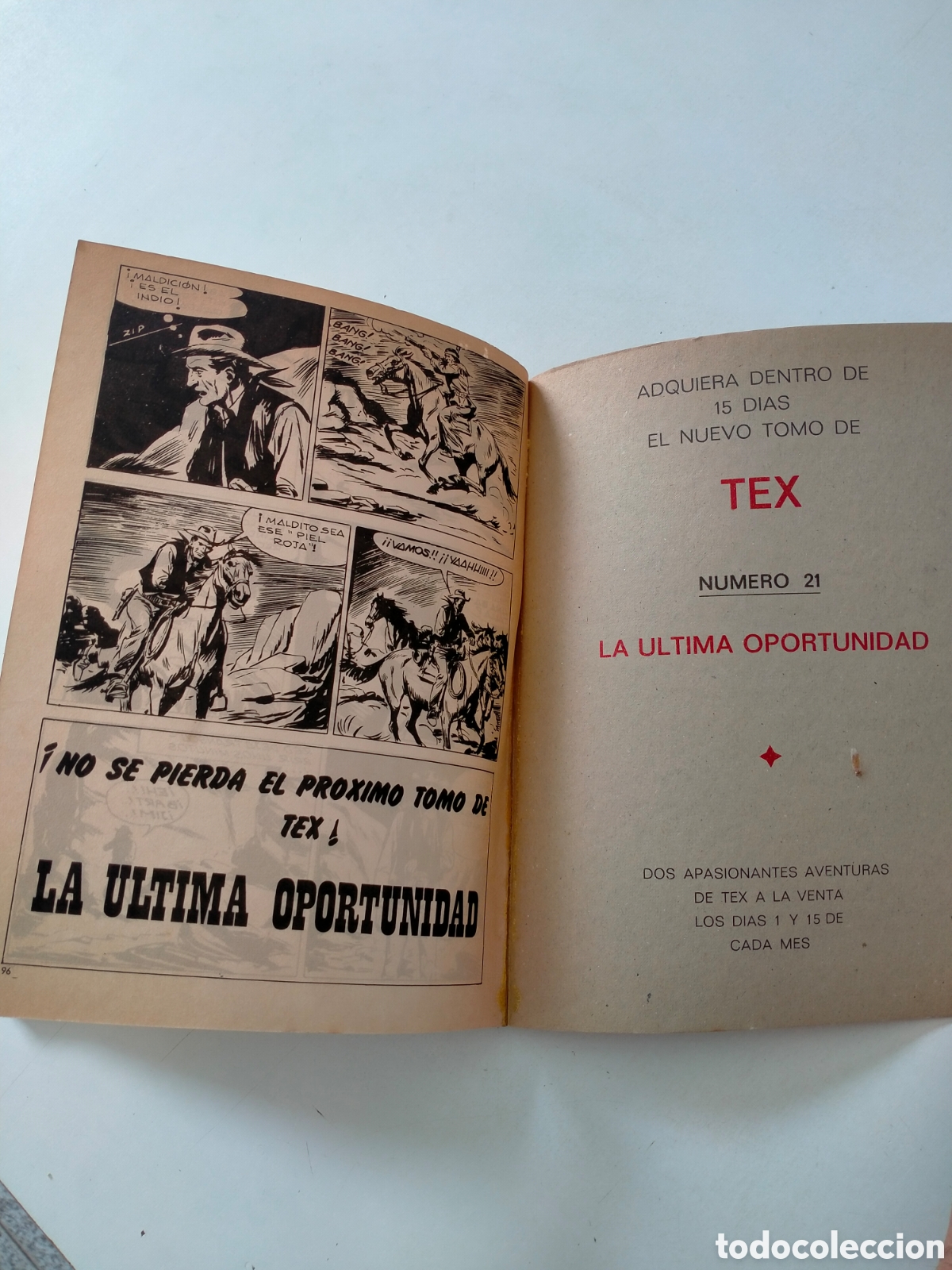 C&oacute;mics: TEX N&Uacute;MERO 20 EDICIONES BURU LAN A&Ntilde;O 1971 - Foto 10