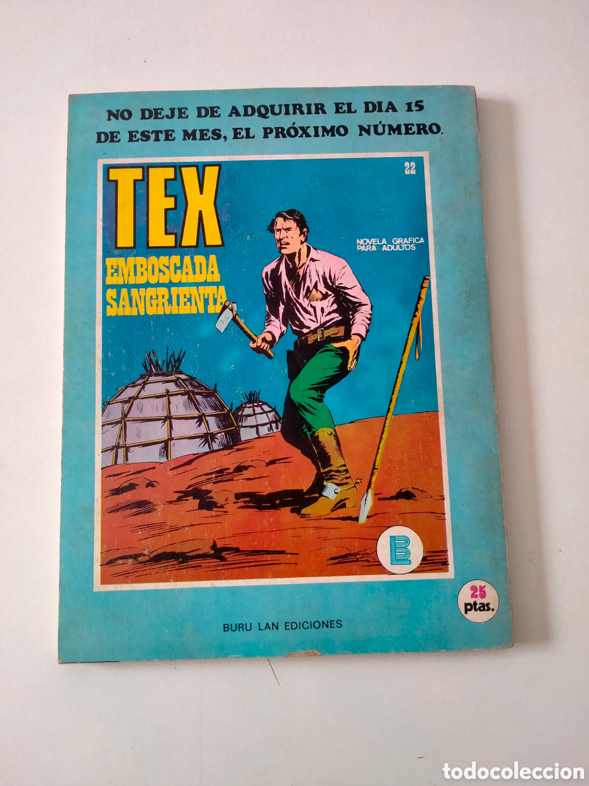 C&oacute;mics: TEX N&Uacute;MERO 21 EDICIONES BURU LAN A&Ntilde;O 1971 - Foto 2