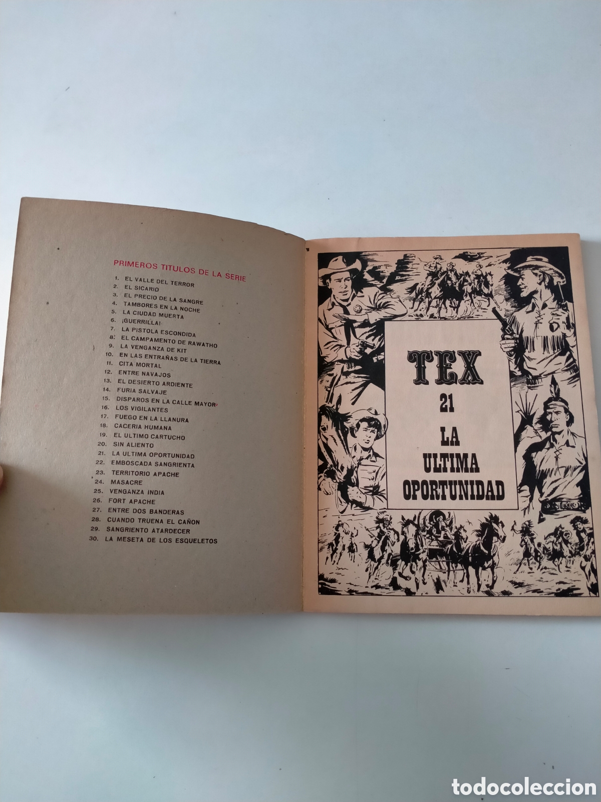 C&oacute;mics: TEX N&Uacute;MERO 21 EDICIONES BURU LAN A&Ntilde;O 1971 - Foto 4
