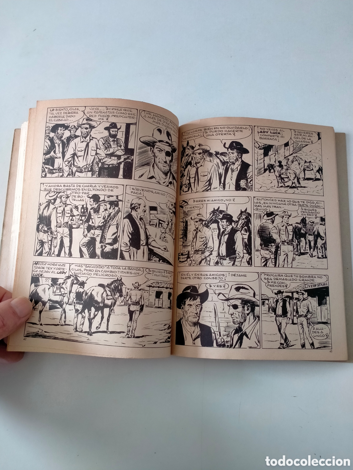 C&oacute;mics: TEX N&Uacute;MERO 21 EDICIONES BURU LAN A&Ntilde;O 1971 - Foto 8
