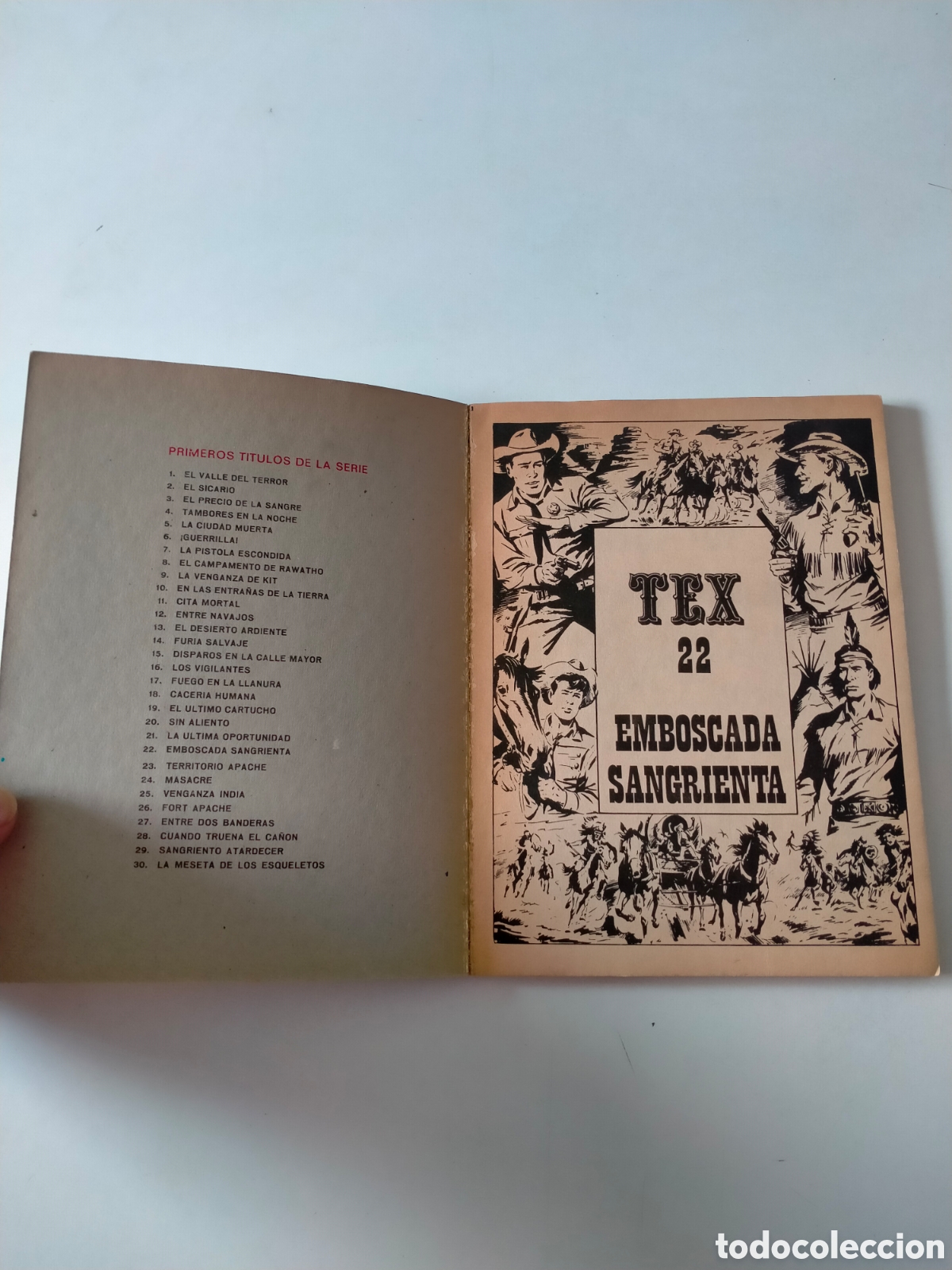 C&oacute;mics: TEX N&Uacute;MERO 22 EDICIONES BURU LAN A&Ntilde;O 1971 - Foto 4