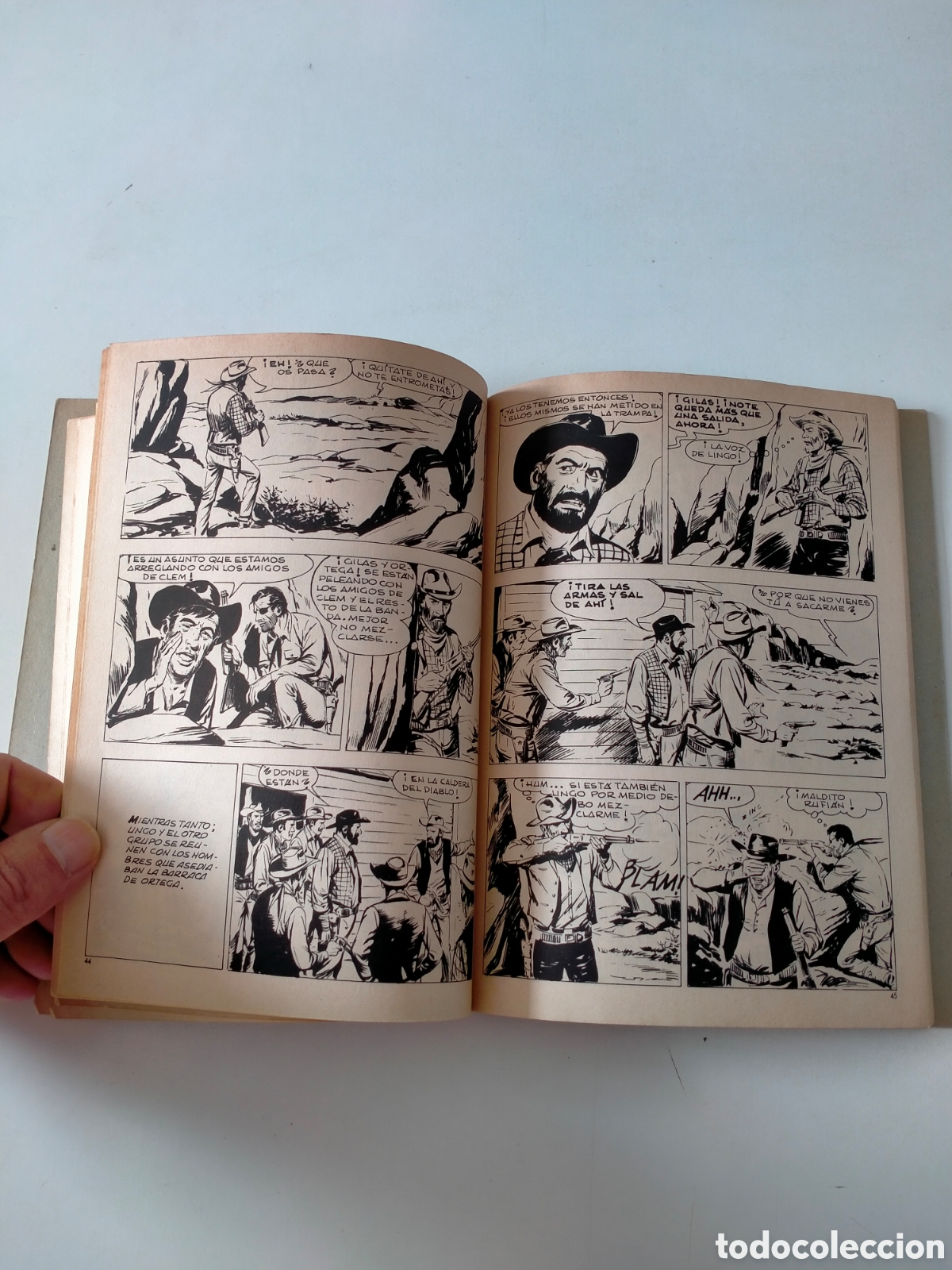 C&oacute;mics: TEX N&Uacute;MERO 22 EDICIONES BURU LAN A&Ntilde;O 1971 - Foto 8