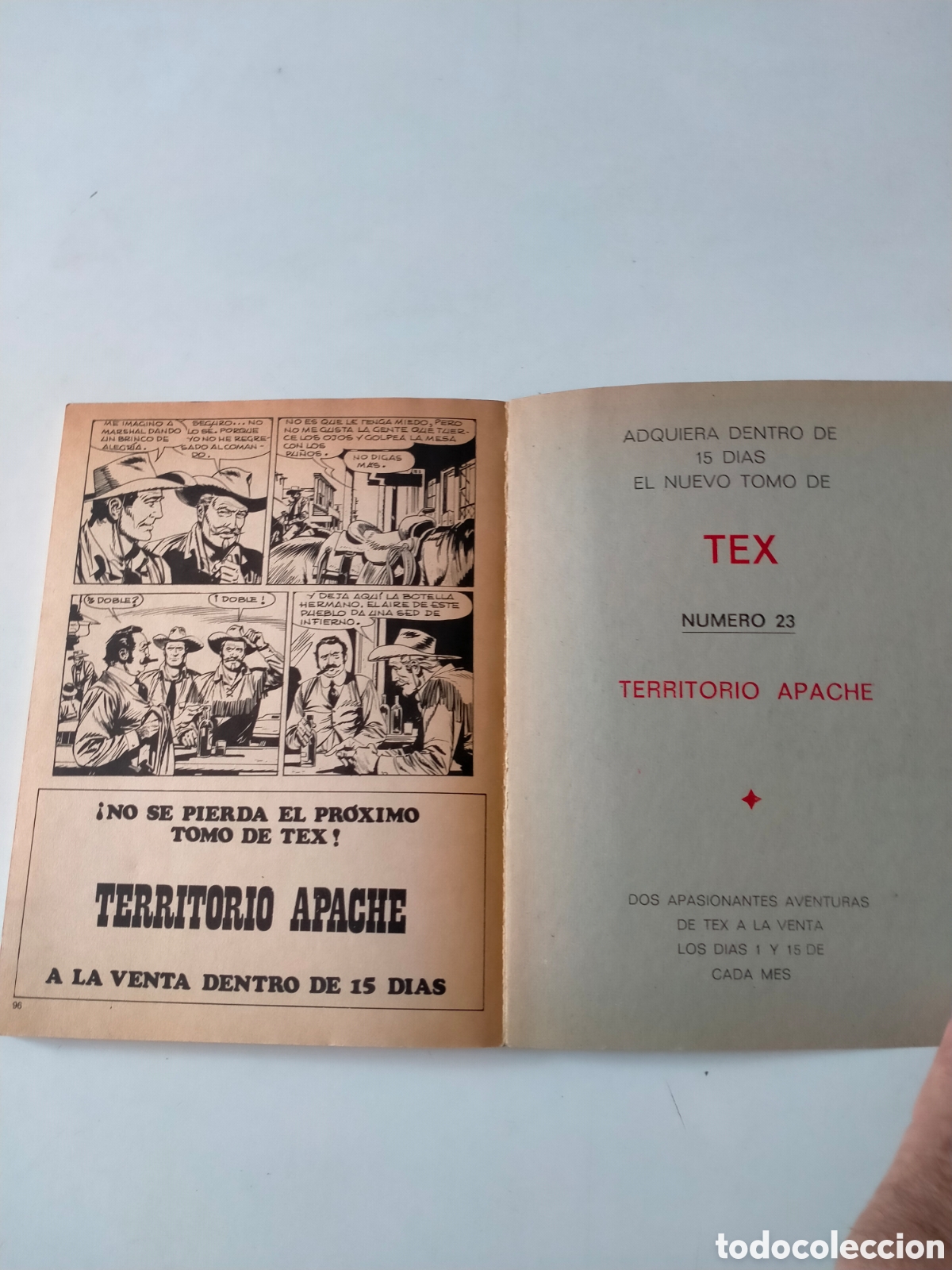 C&oacute;mics: TEX N&Uacute;MERO 22 EDICIONES BURU LAN A&Ntilde;O 1971 - Foto 10