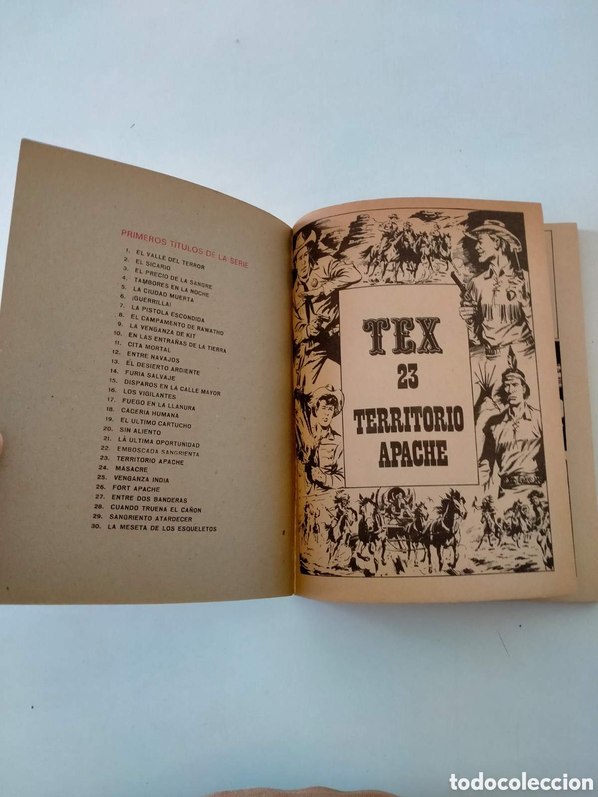 C&oacute;mics: TEX N&Uacute;MERO 23 EDICIONES BURU LAN A&Ntilde;O 1971 - Foto 4