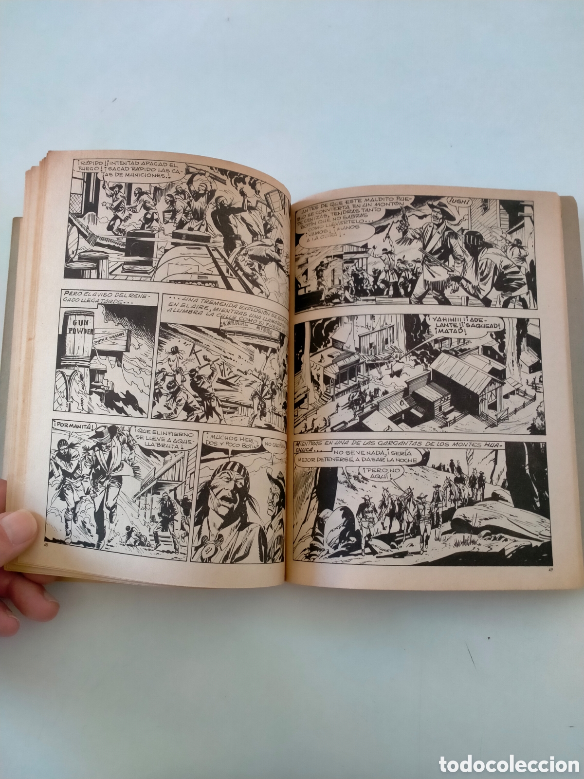 C&oacute;mics: TEX N&Uacute;MERO 23 EDICIONES BURU LAN A&Ntilde;O 1971 - Foto 8