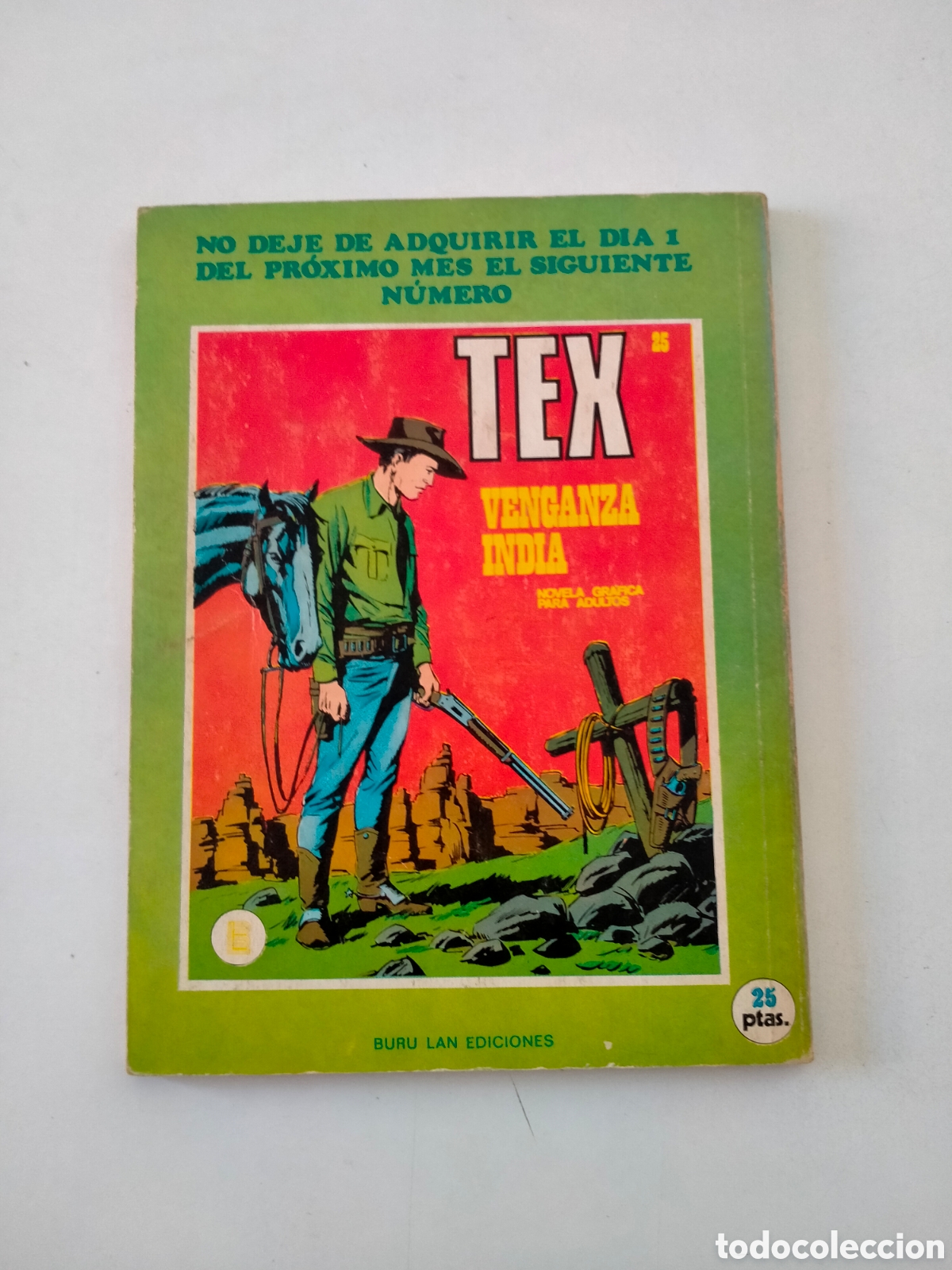 C&oacute;mics: TEX N&Uacute;MERO 24 EDICIONES BURU LAN A&Ntilde;O 1971 - Foto 2
