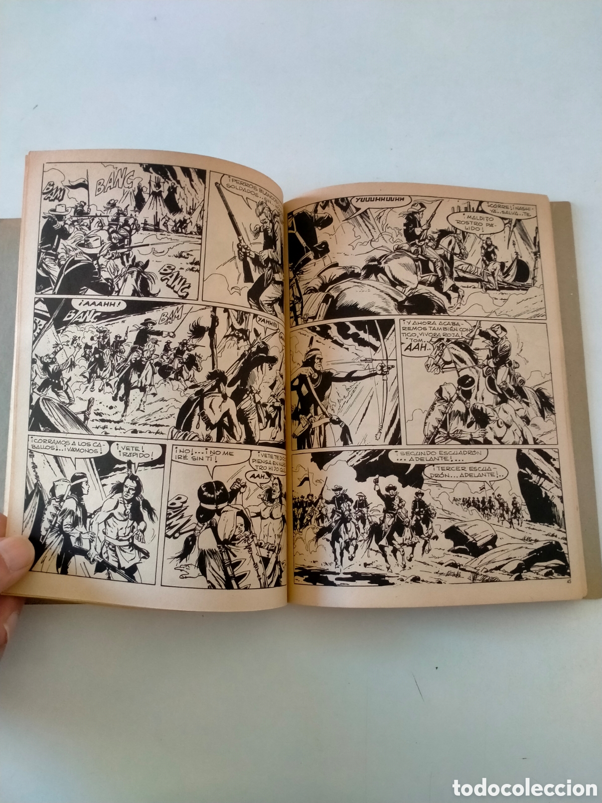 C&oacute;mics: TEX N&Uacute;MERO 24 EDICIONES BURU LAN A&Ntilde;O 1971 - Foto 8