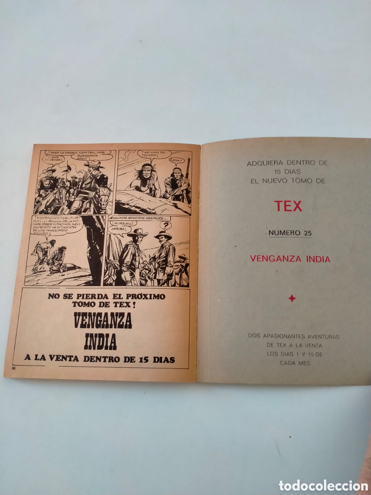 C&oacute;mics: TEX N&Uacute;MERO 24 EDICIONES BURU LAN A&Ntilde;O 1971 - Foto 10