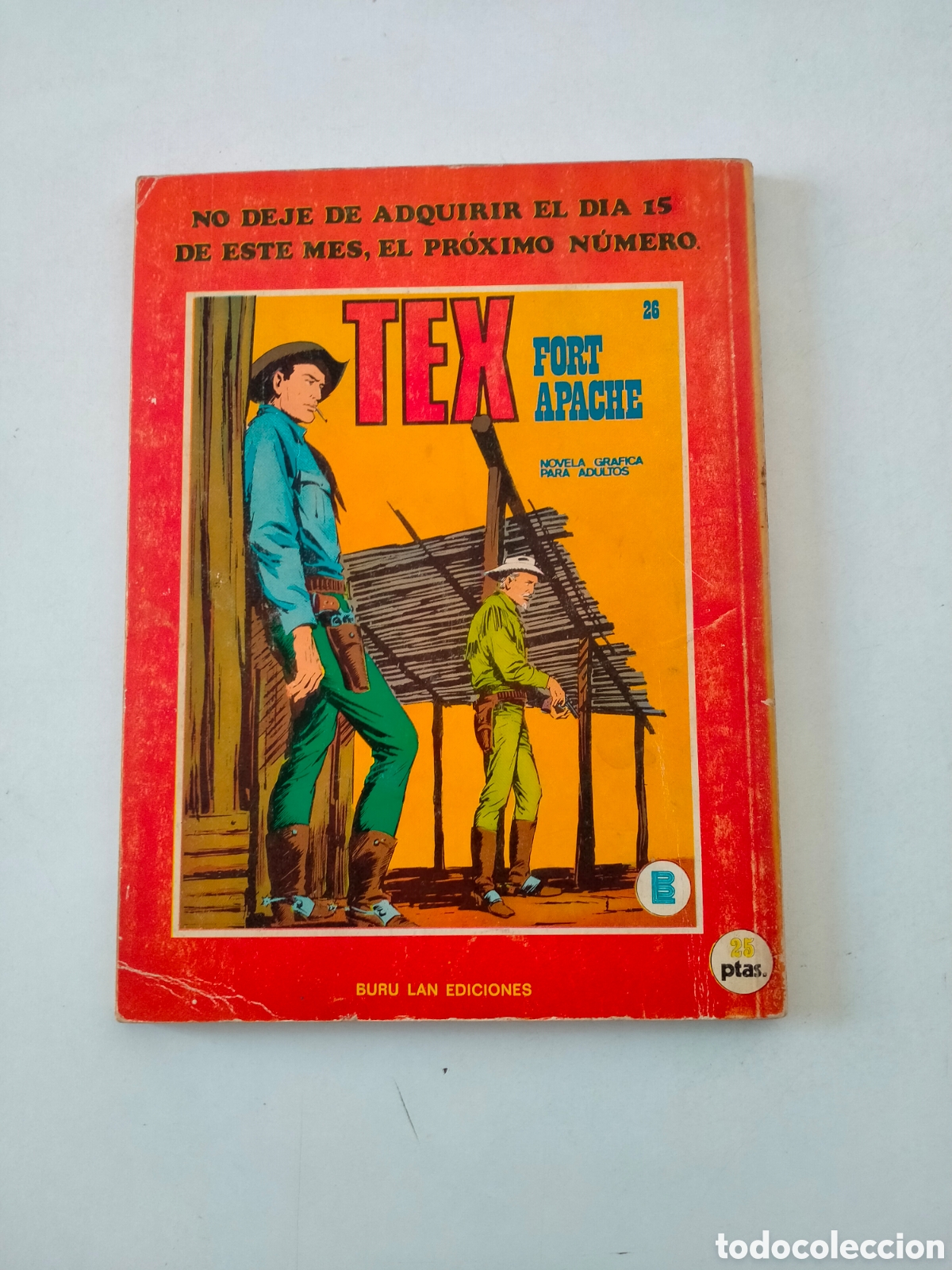 C&oacute;mics: TEX N&Uacute;MERO 25 EDICIONES BURU LAN A&Ntilde;O 1971 - Foto 2
