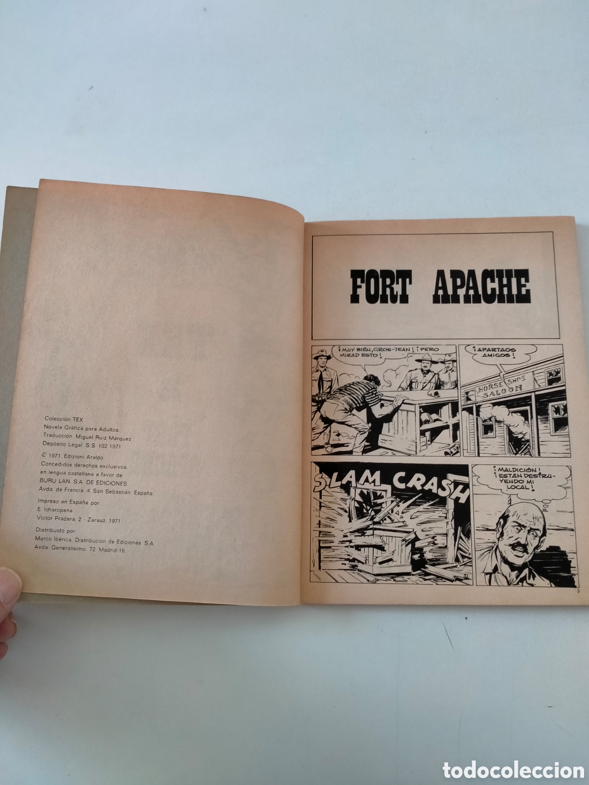C&oacute;mics: TEX N&Uacute;MERO 26 EDICIONES BURU LAN A&Ntilde;O 1971 - Foto 5