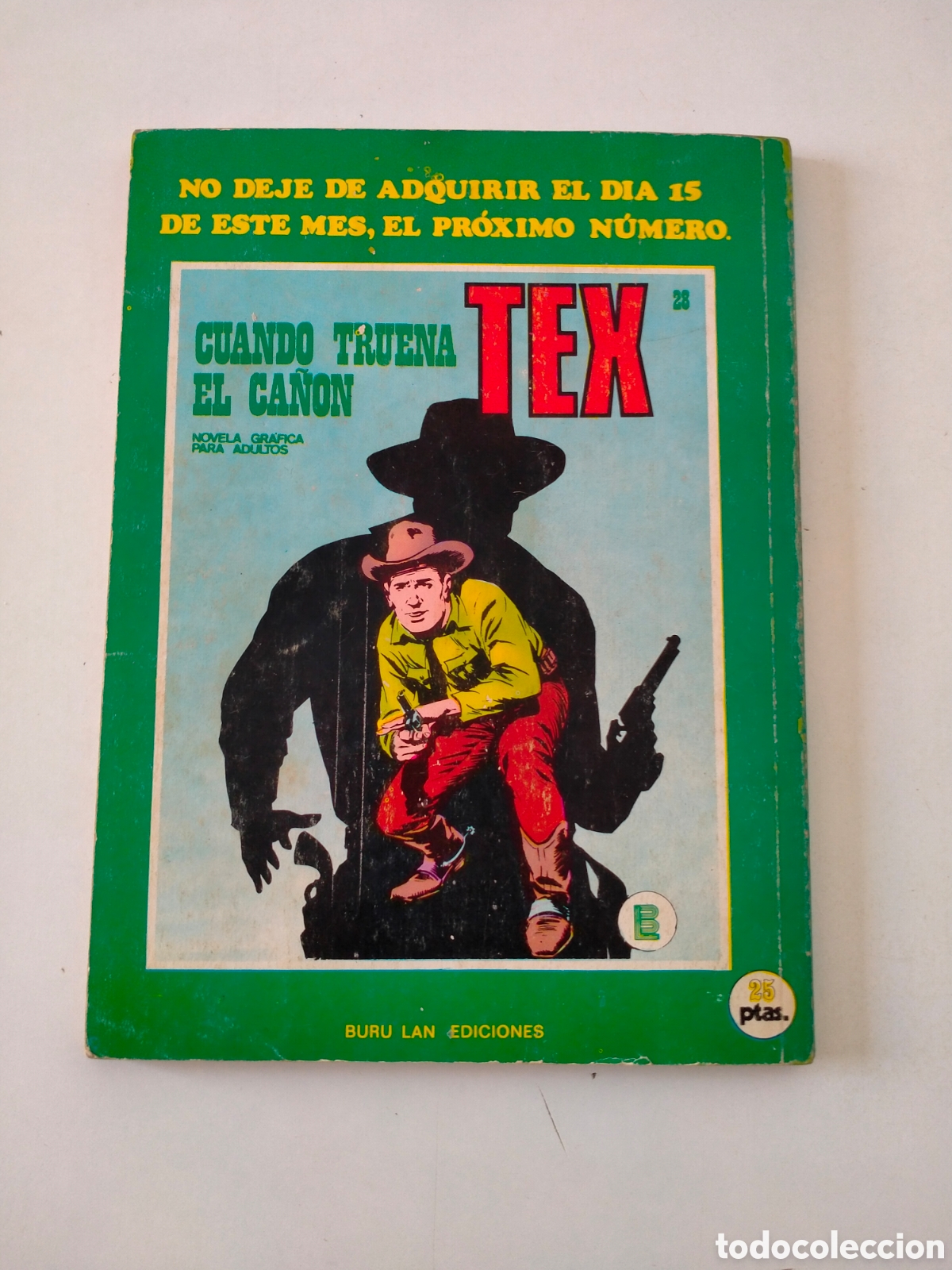 C&oacute;mics: TEX N&Uacute;MERO 27 EDICIONES BURU LAN A&Ntilde;O 1971 - Foto 2