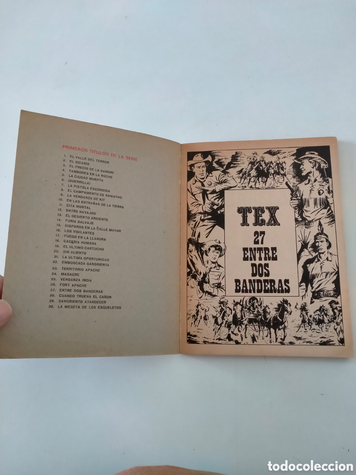 C&oacute;mics: TEX N&Uacute;MERO 27 EDICIONES BURU LAN A&Ntilde;O 1971 - Foto 4