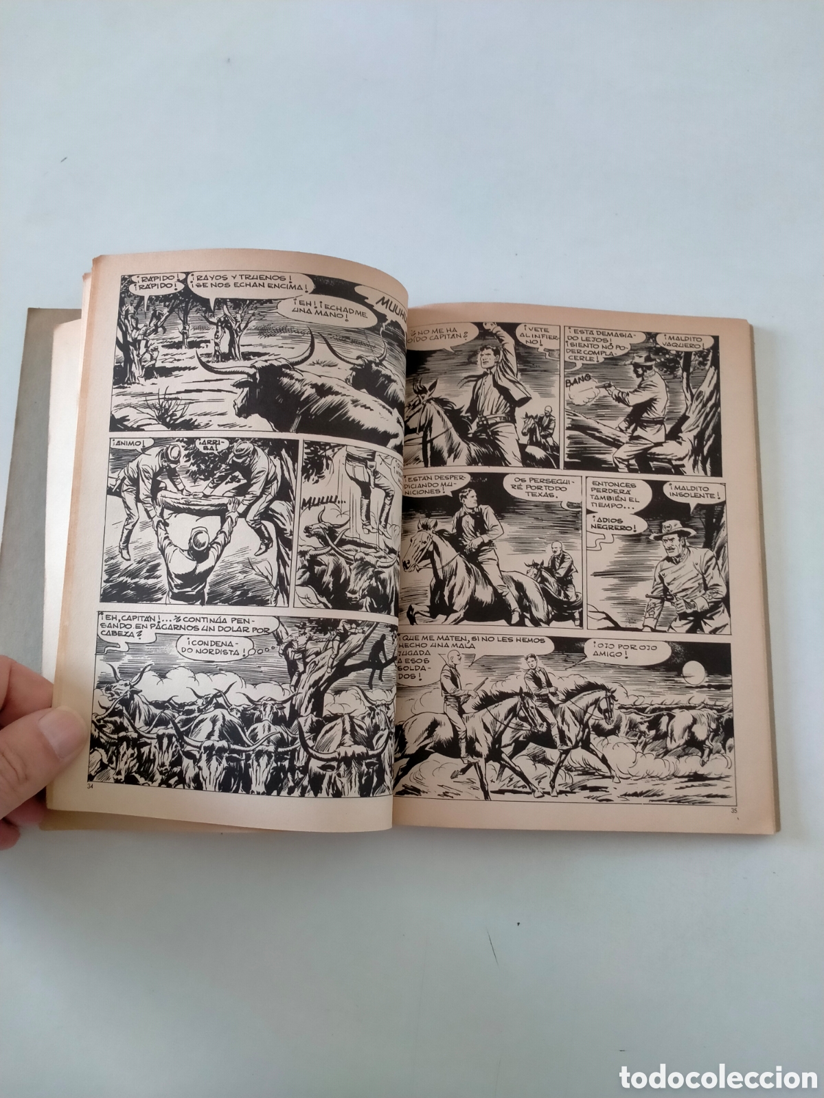 C&oacute;mics: TEX N&Uacute;MERO 27 EDICIONES BURU LAN A&Ntilde;O 1971 - Foto 7