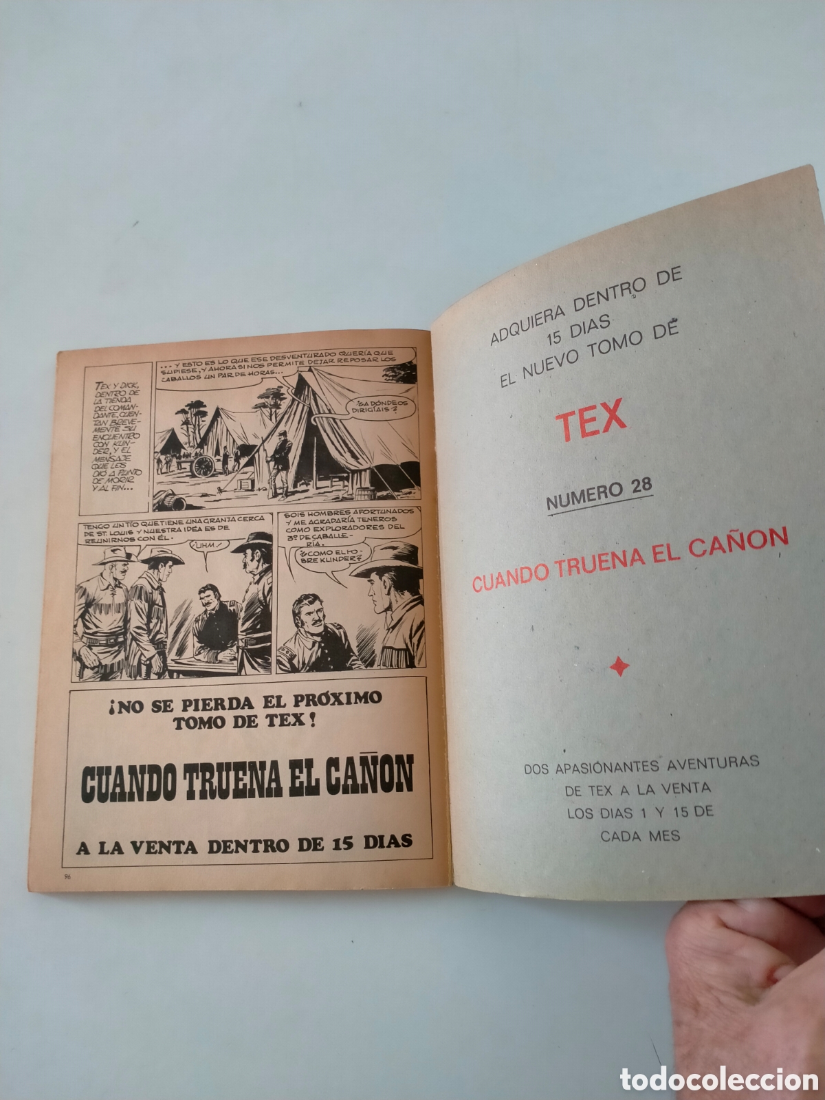 C&oacute;mics: TEX N&Uacute;MERO 27 EDICIONES BURU LAN A&Ntilde;O 1971 - Foto 10