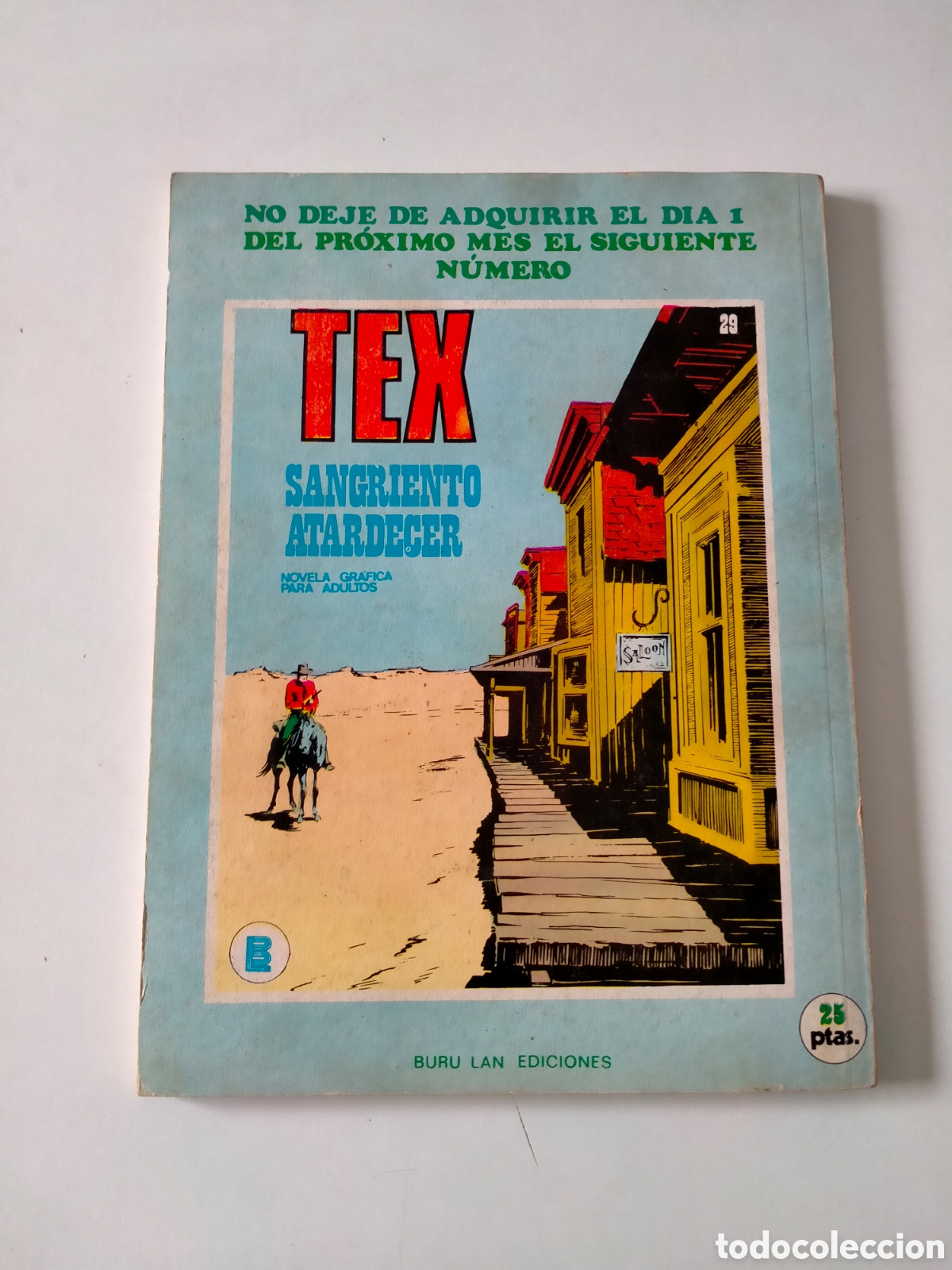 C&oacute;mics: TEX N&Uacute;MERO 28 EDICIONES BURU LAN A&Ntilde;O 1971 - Foto 2