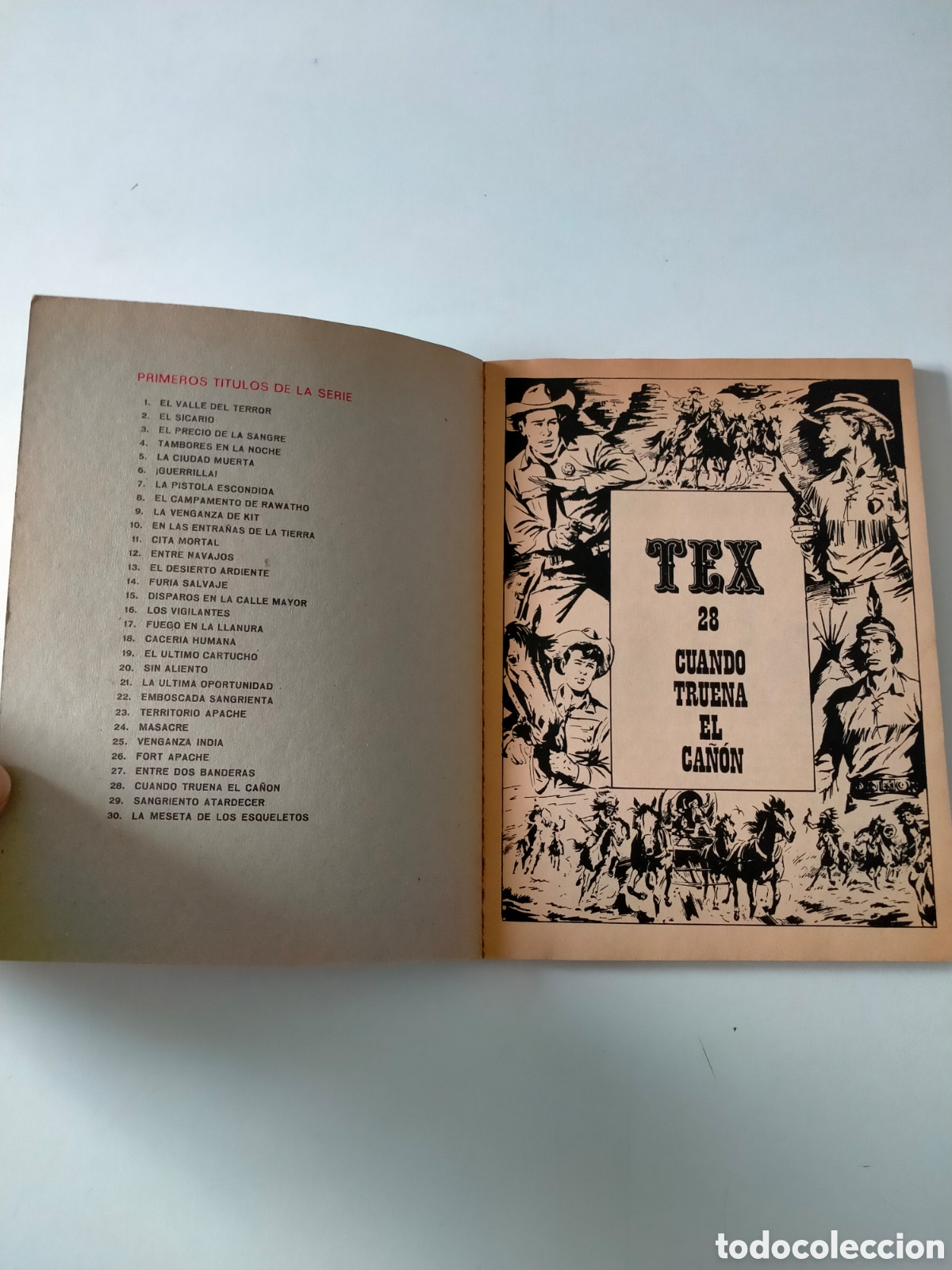 C&oacute;mics: TEX N&Uacute;MERO 28 EDICIONES BURU LAN A&Ntilde;O 1971 - Foto 4